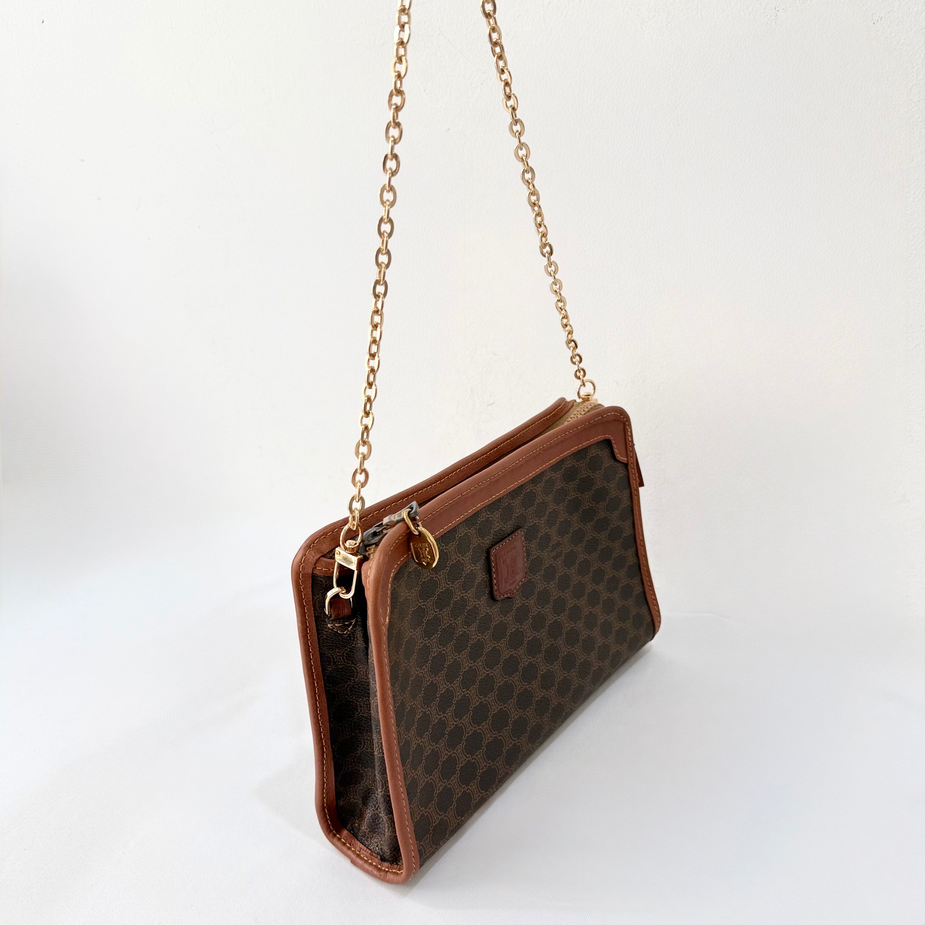Celine Vintage Triomphe Clutch