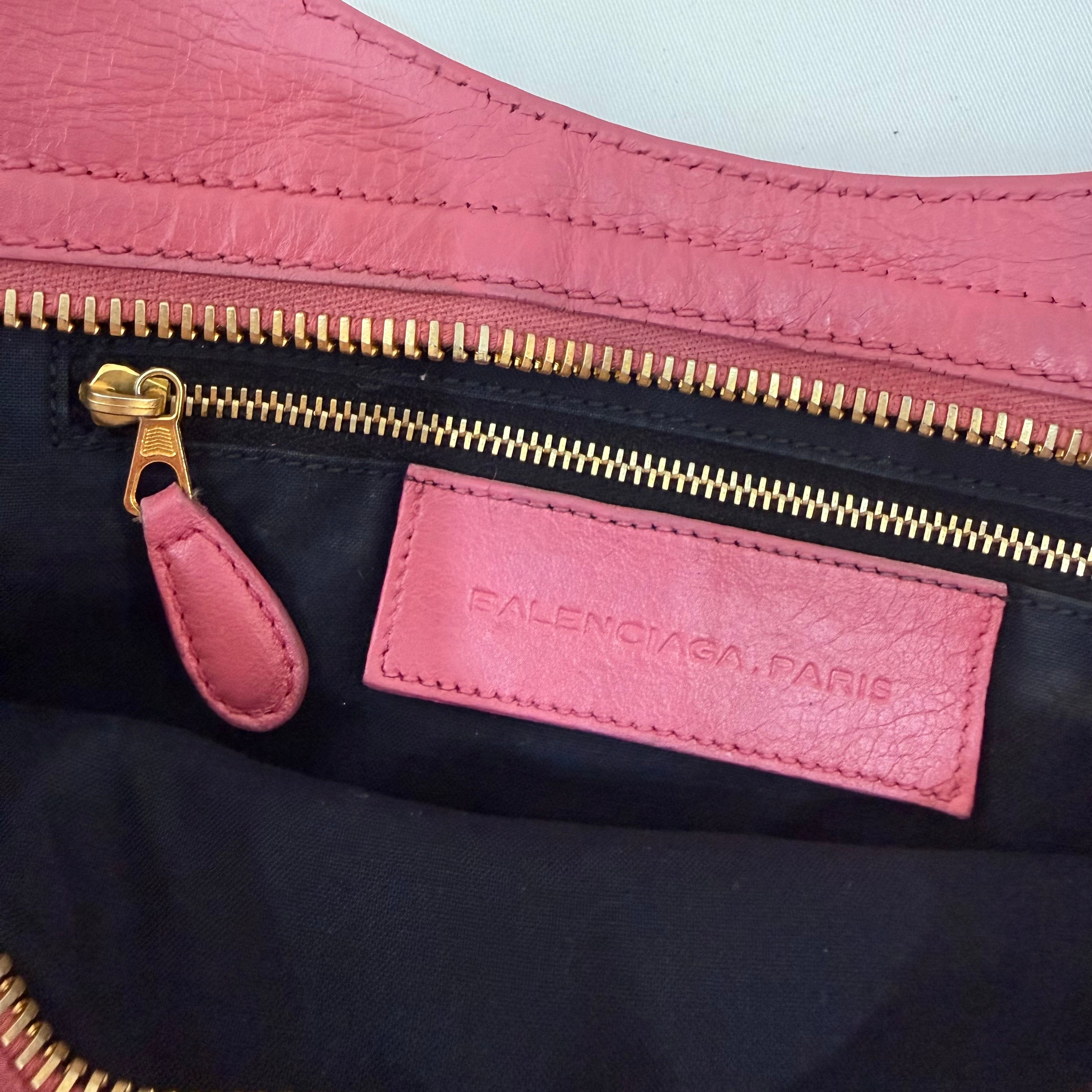 Balenciaga City Giant Studs Bag Leather Medium