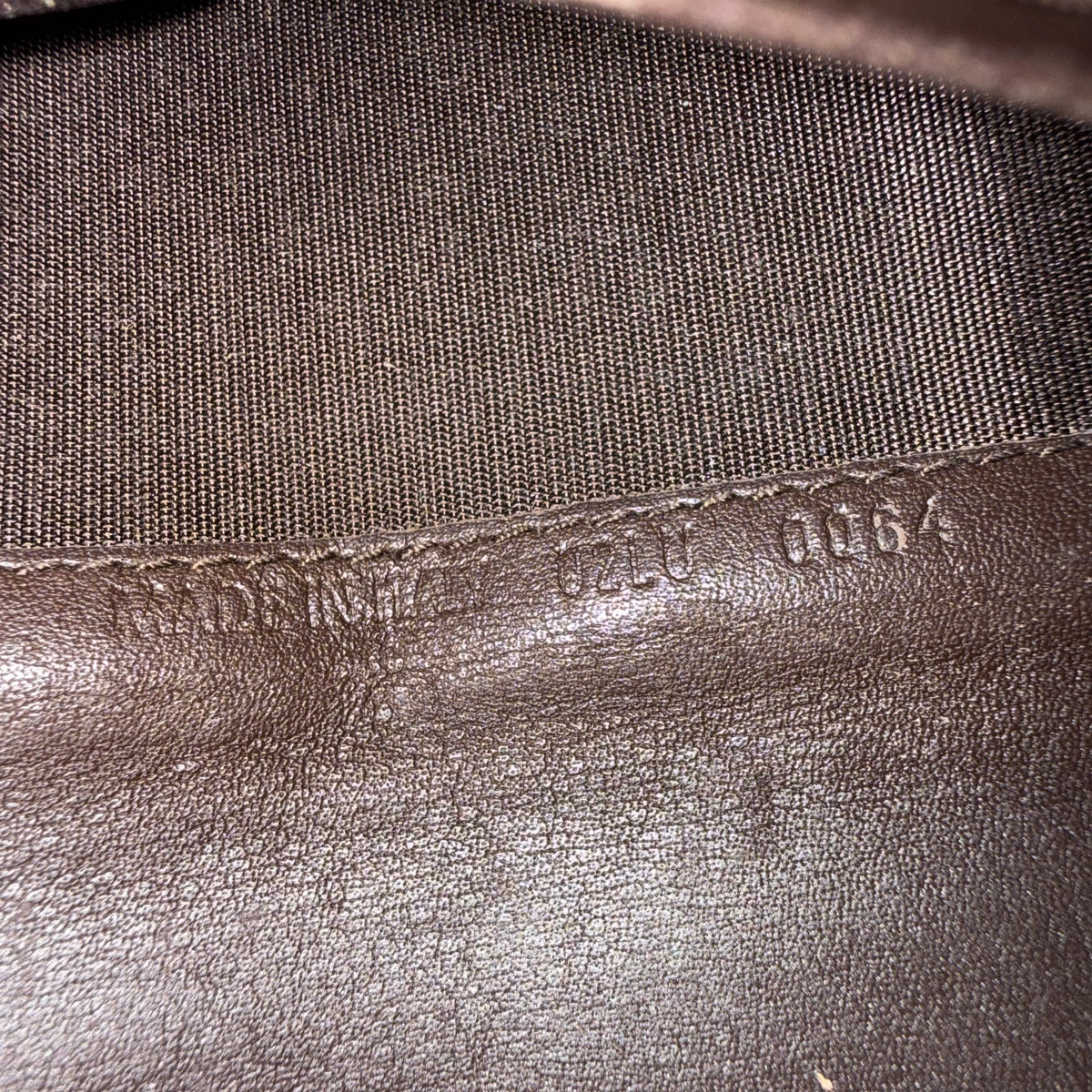 Christian Dior Rasta Print Saddle Wallet