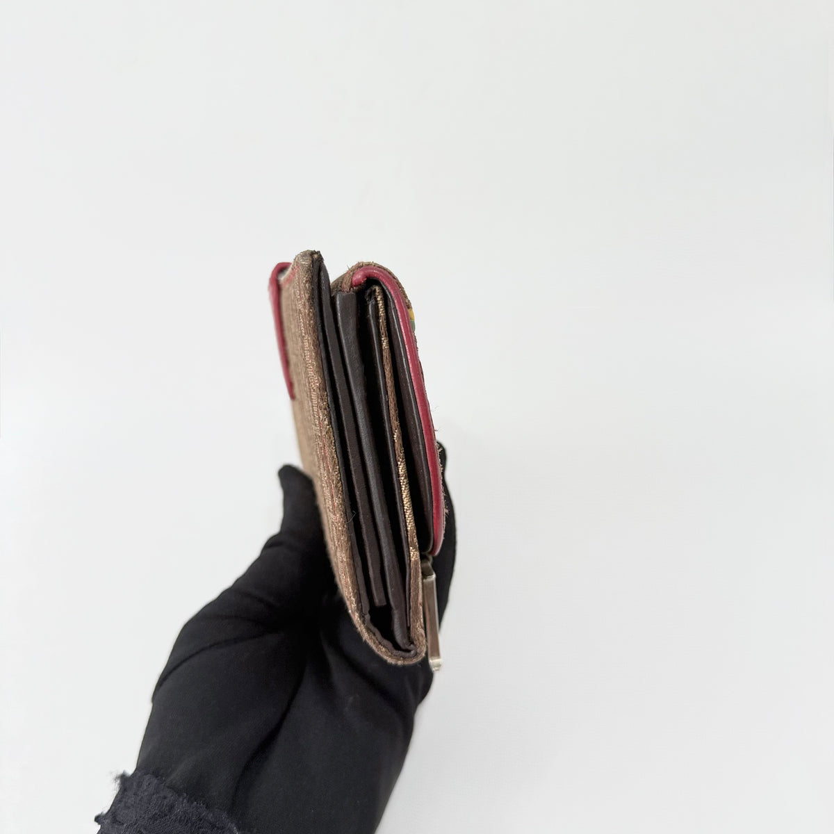 Christian Dior Rasta Print Saddle Wallet