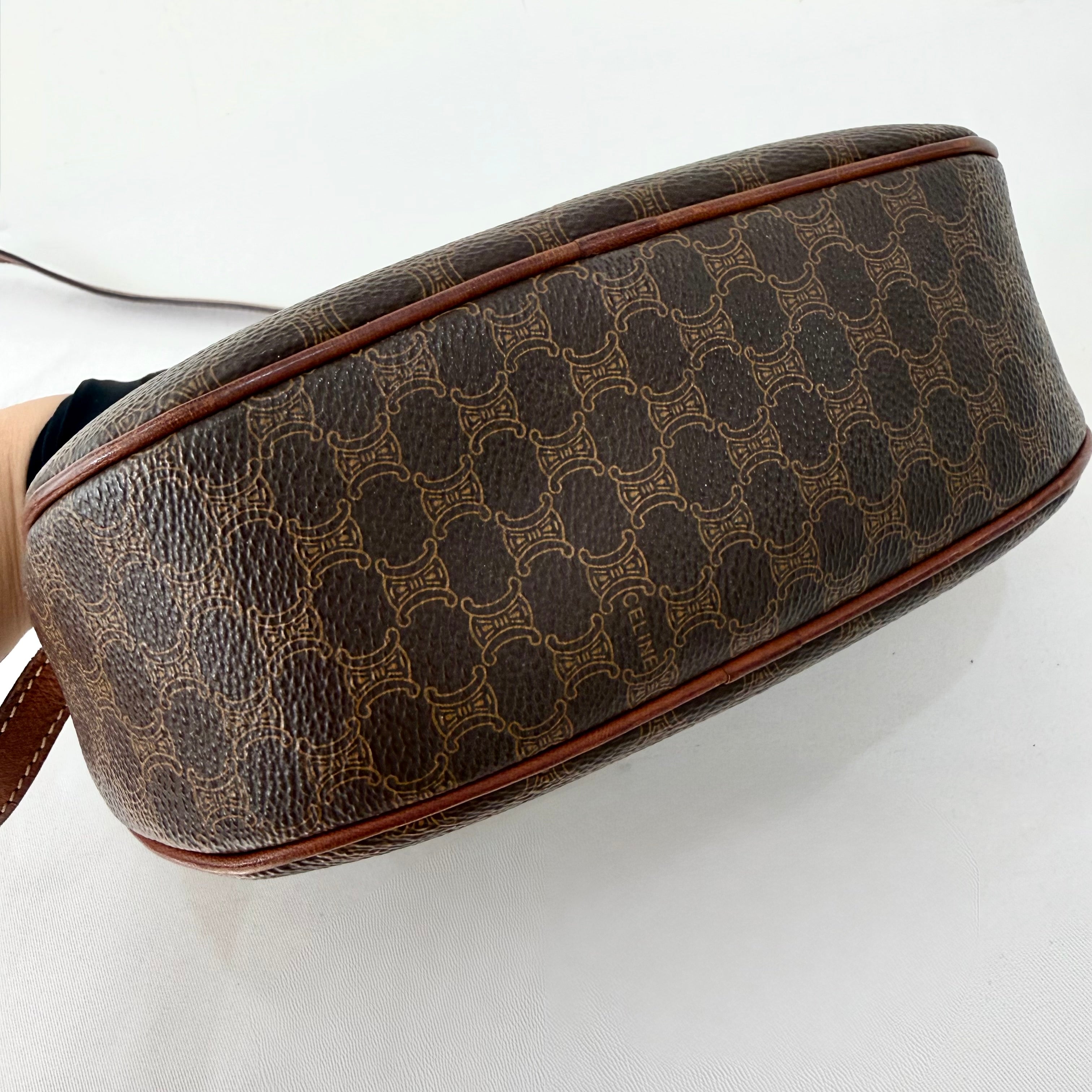 Celine Vintage Triomphe Monogram Crossbody