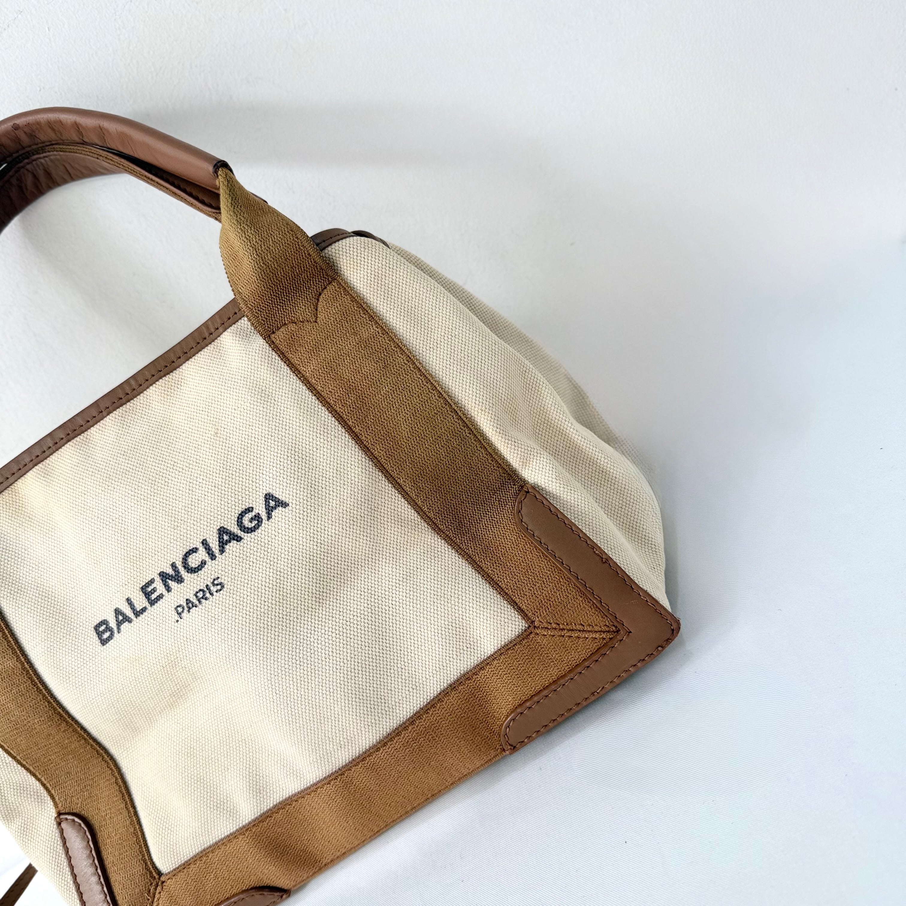 Balenciaga Cabas in Brown / Beige Tote Bag