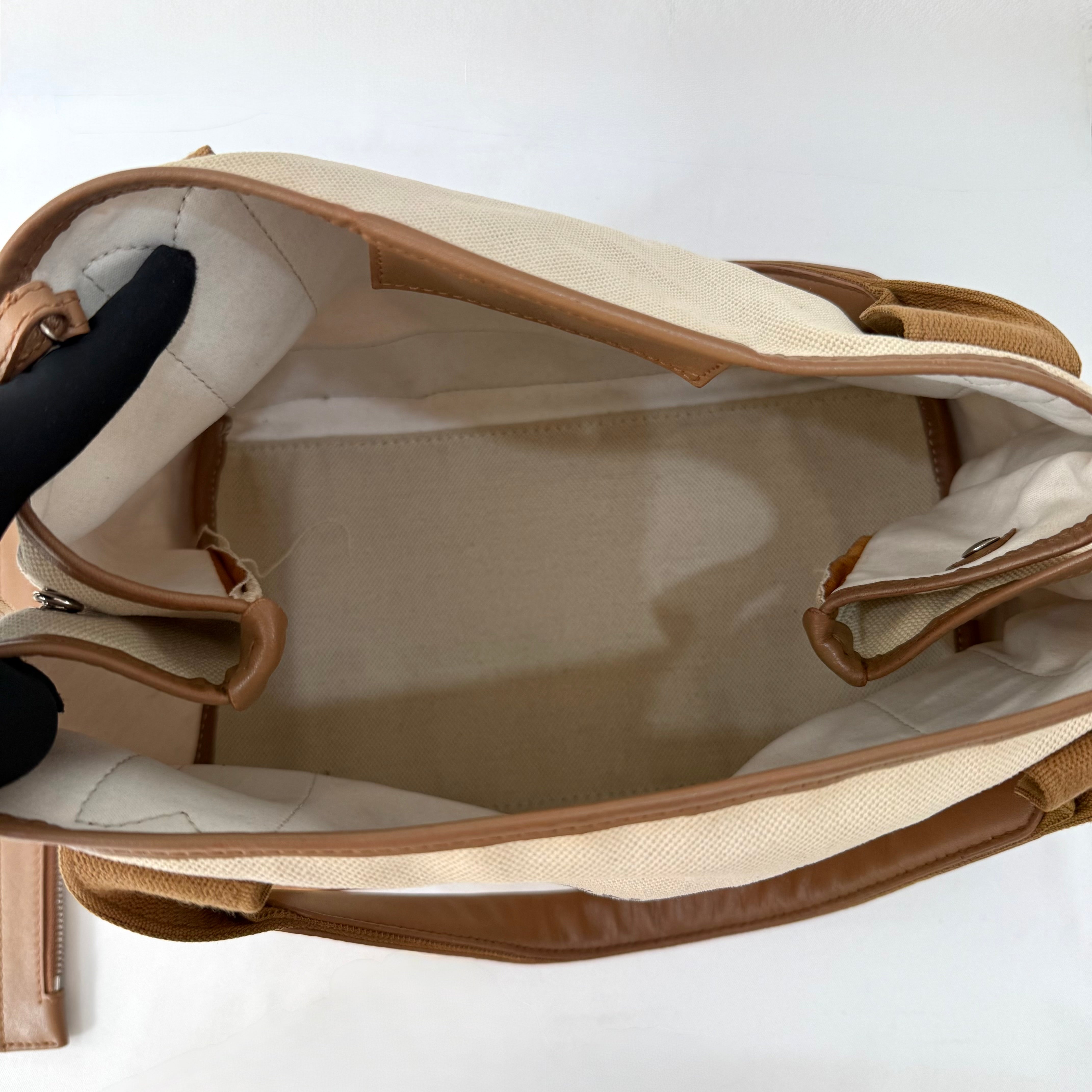 Balenciaga Cabas in Brown / Beige Tote Bag