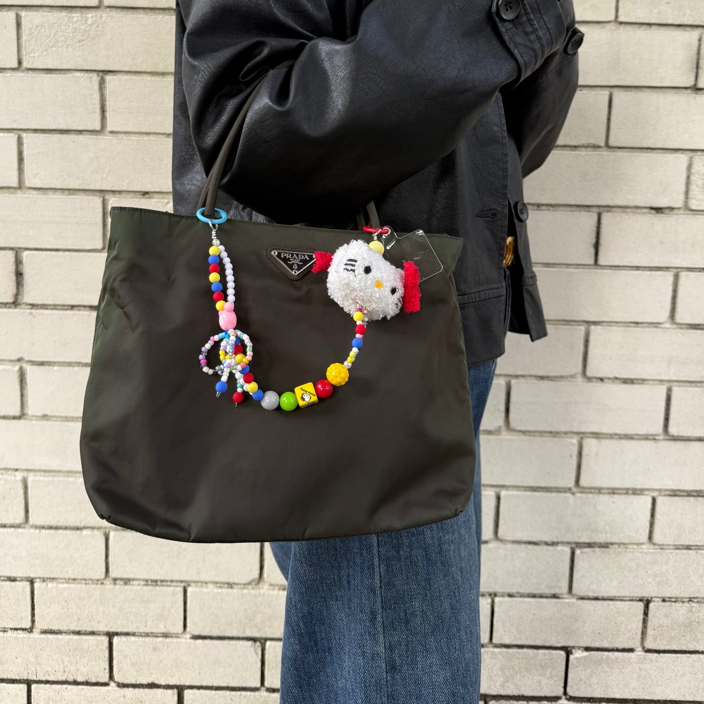 PRADA Tessuto Nylon Green Bag