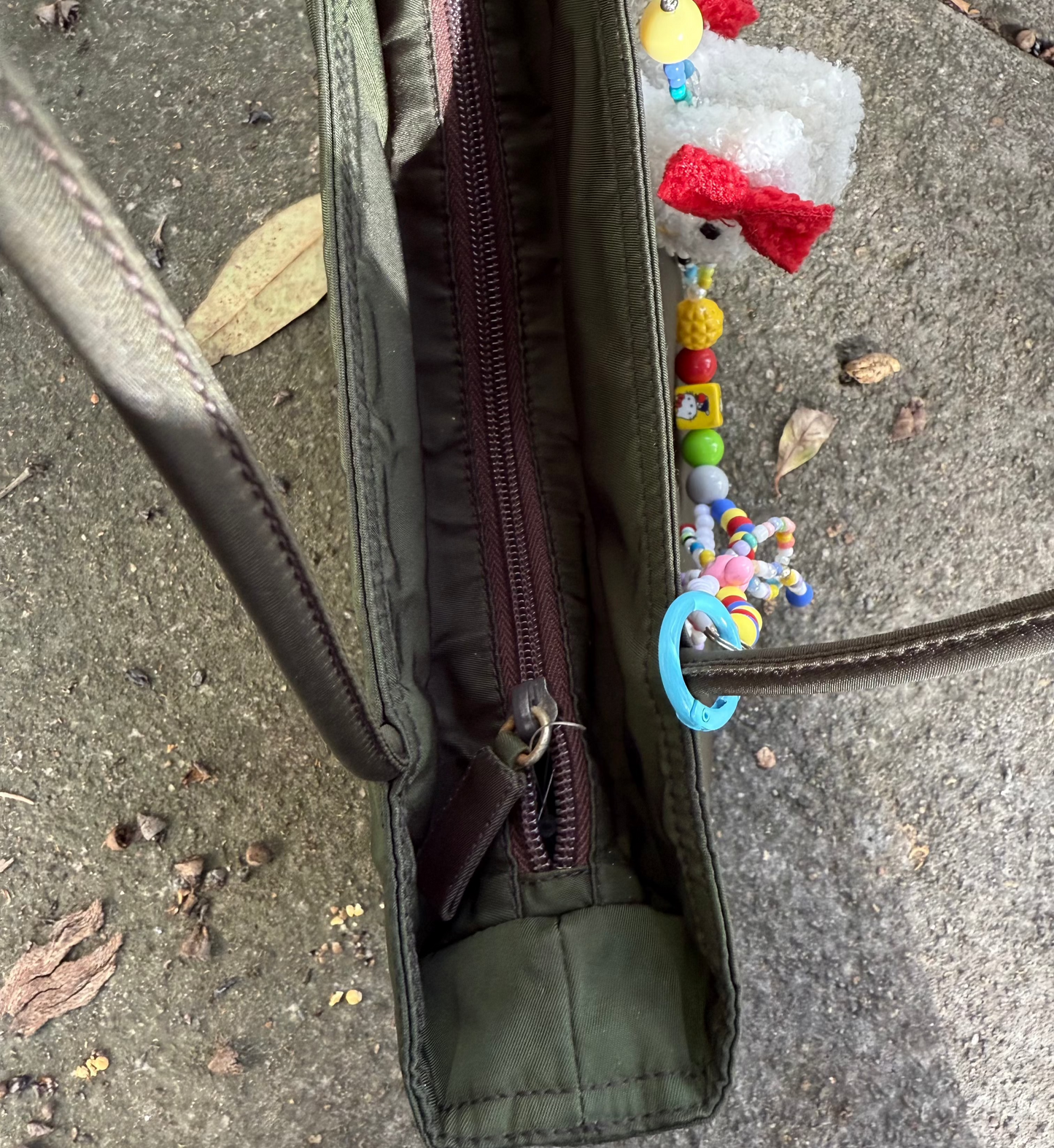 PRADA Tessuto Nylon Green Bag