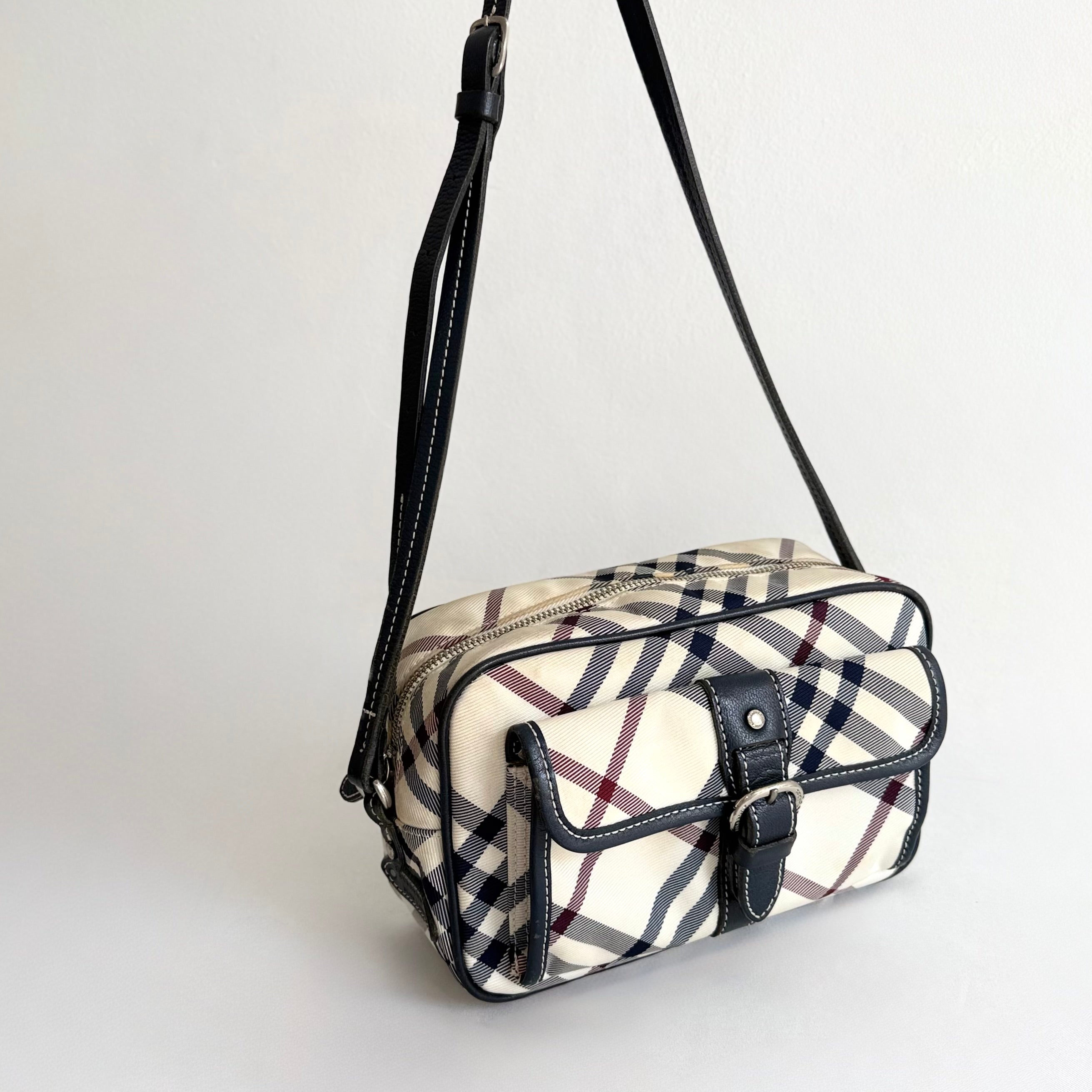 Burberry Blue Label Nova Check Crossbody Bag