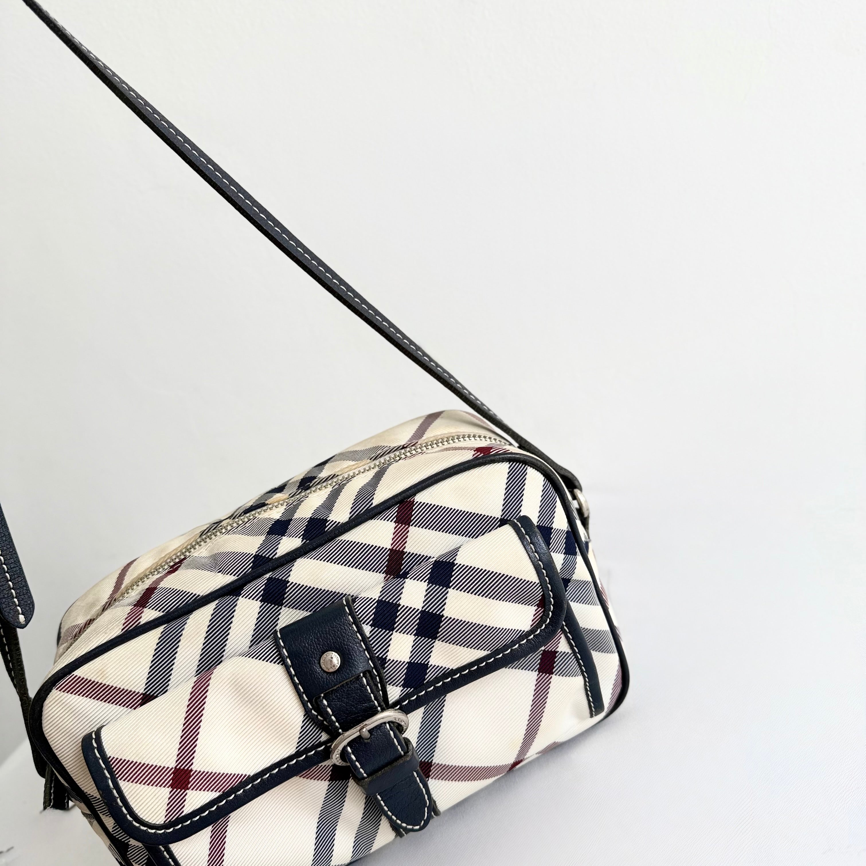Burberry Blue Label Nova Check Crossbody Bag
