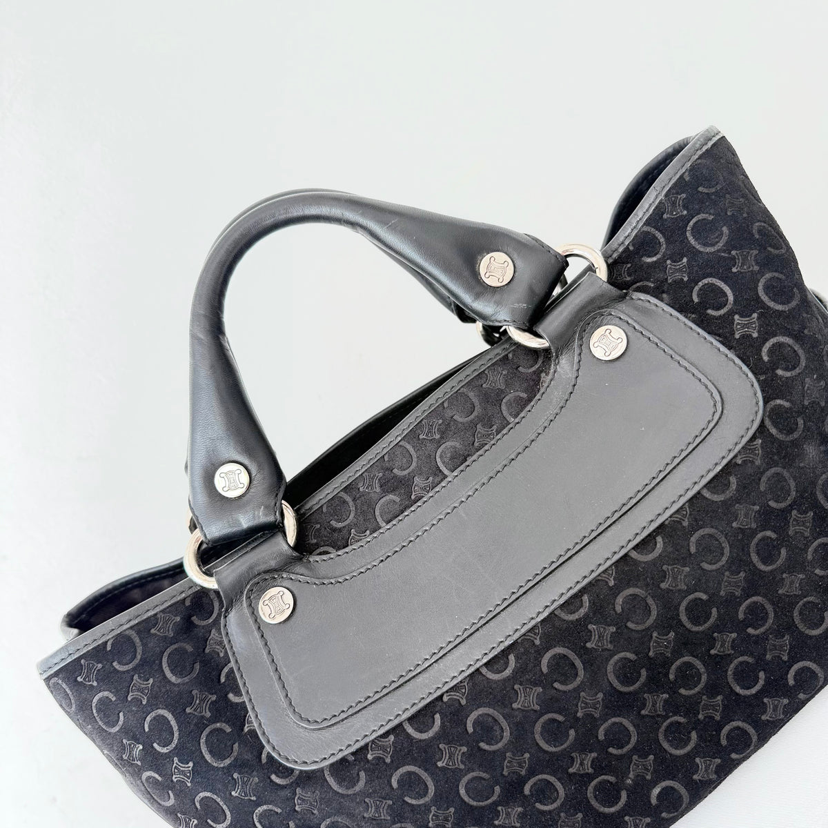 Celine 2000 C Macadam Suede Boogie handbag