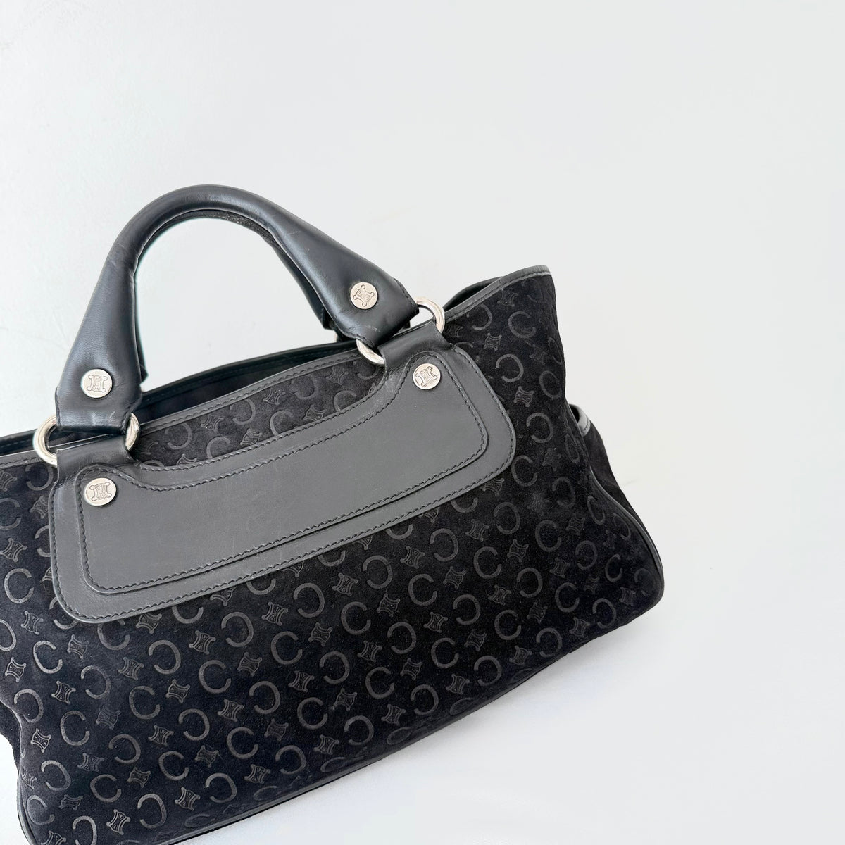 Celine 2000 C Macadam Suede Boogie handbag
