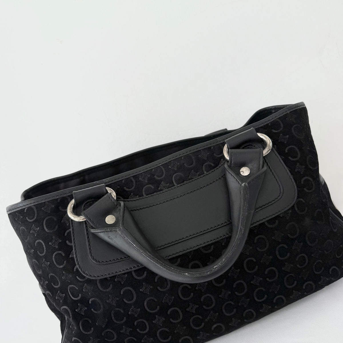 Celine 2000 C Macadam Suede Boogie handbag
