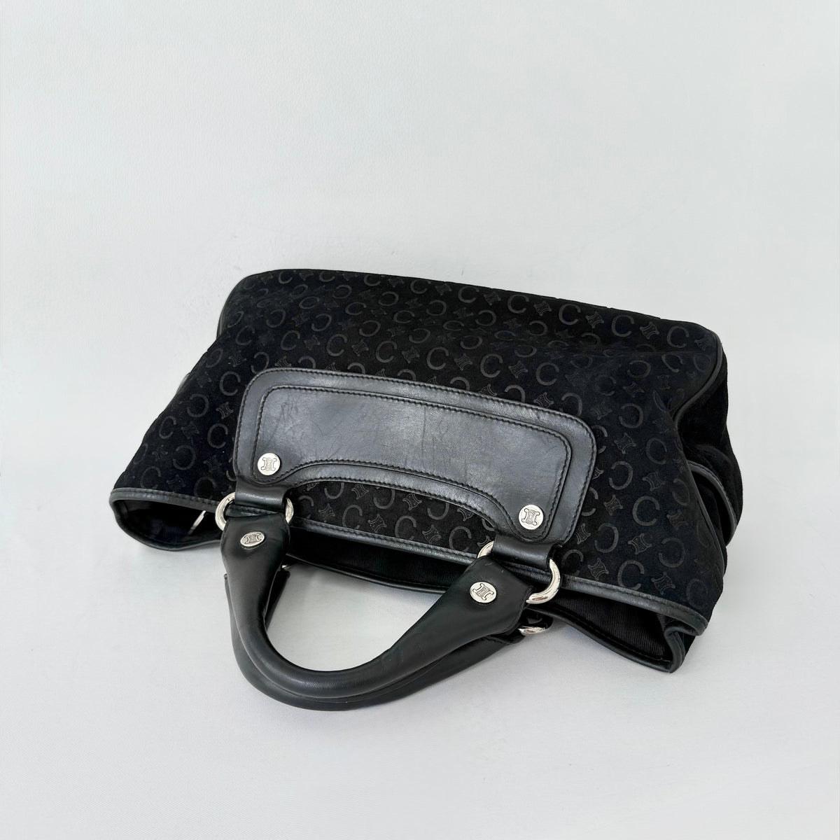 Celine 2000 C Macadam Suede Boogie handbag