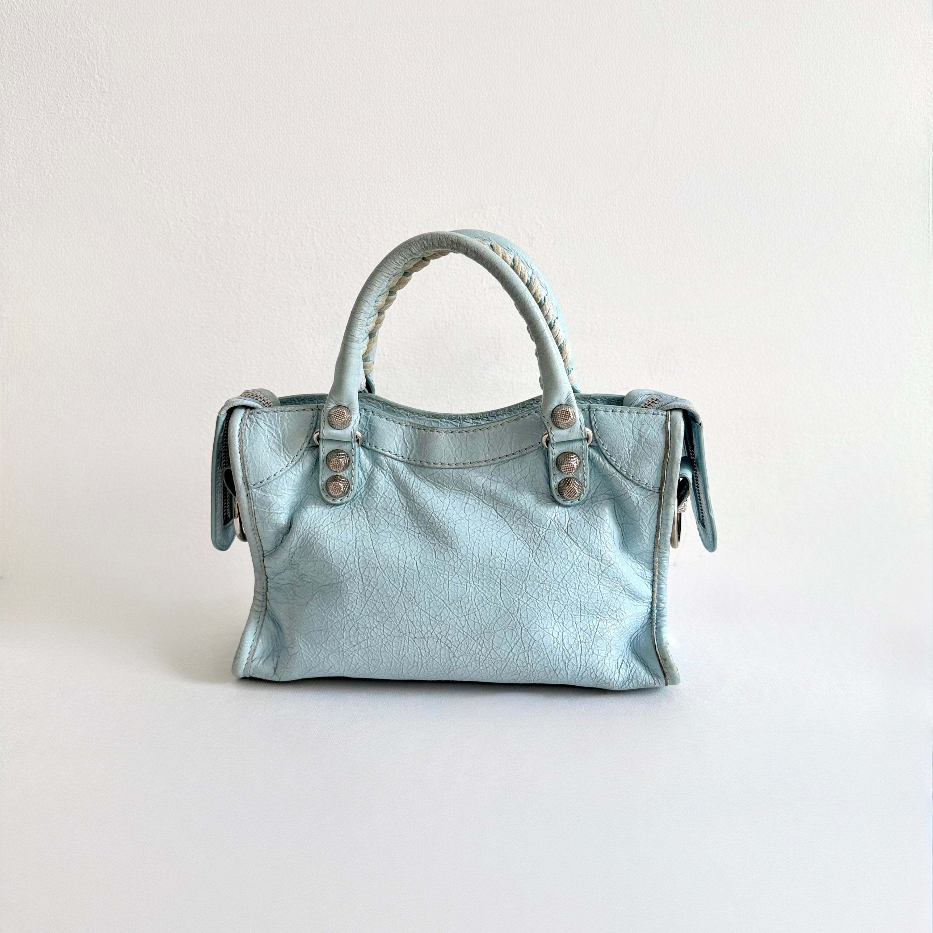 Balenciaga Le City Bag Mini in Cloudy Blue