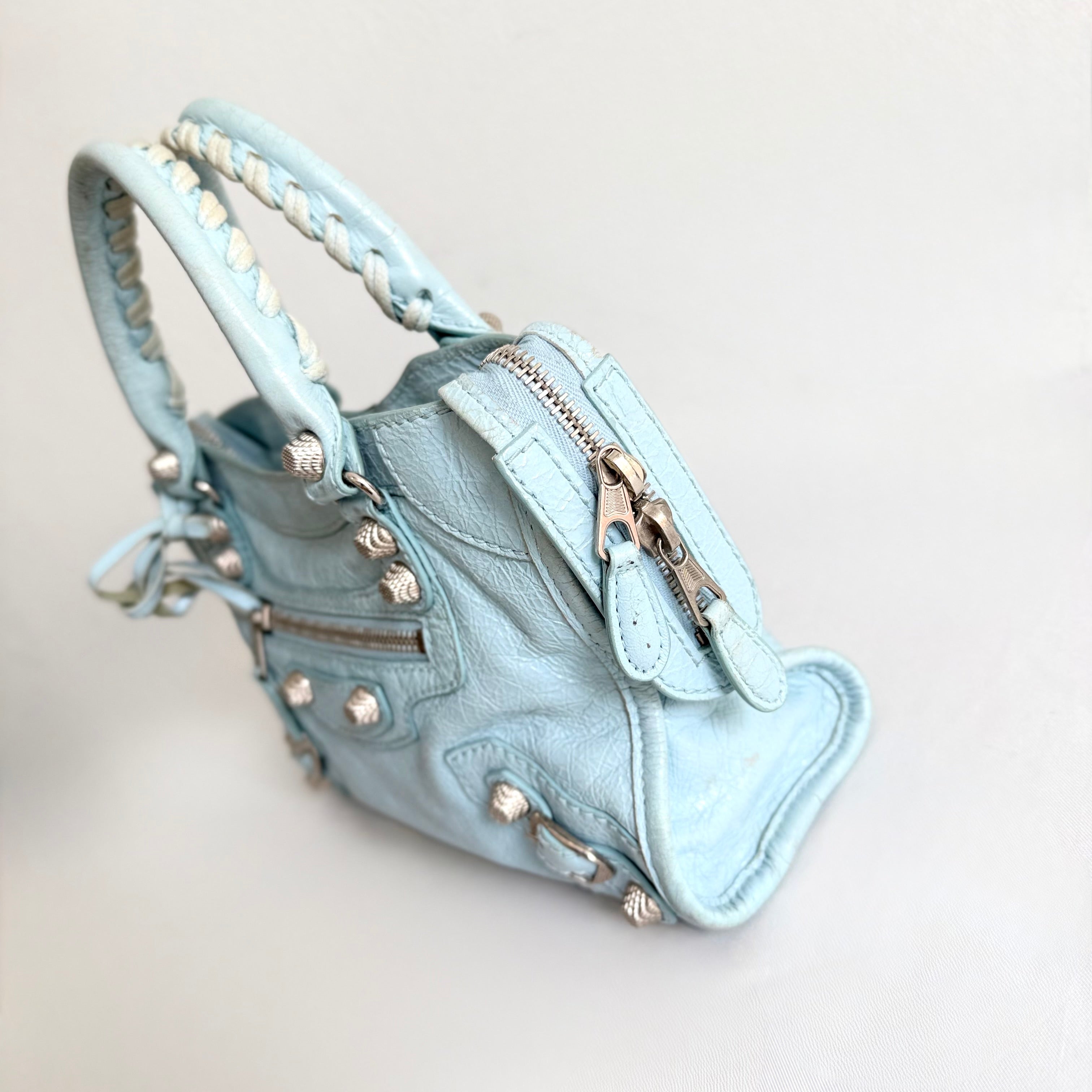 Balenciaga Le City Bag Mini in Cloudy Blue