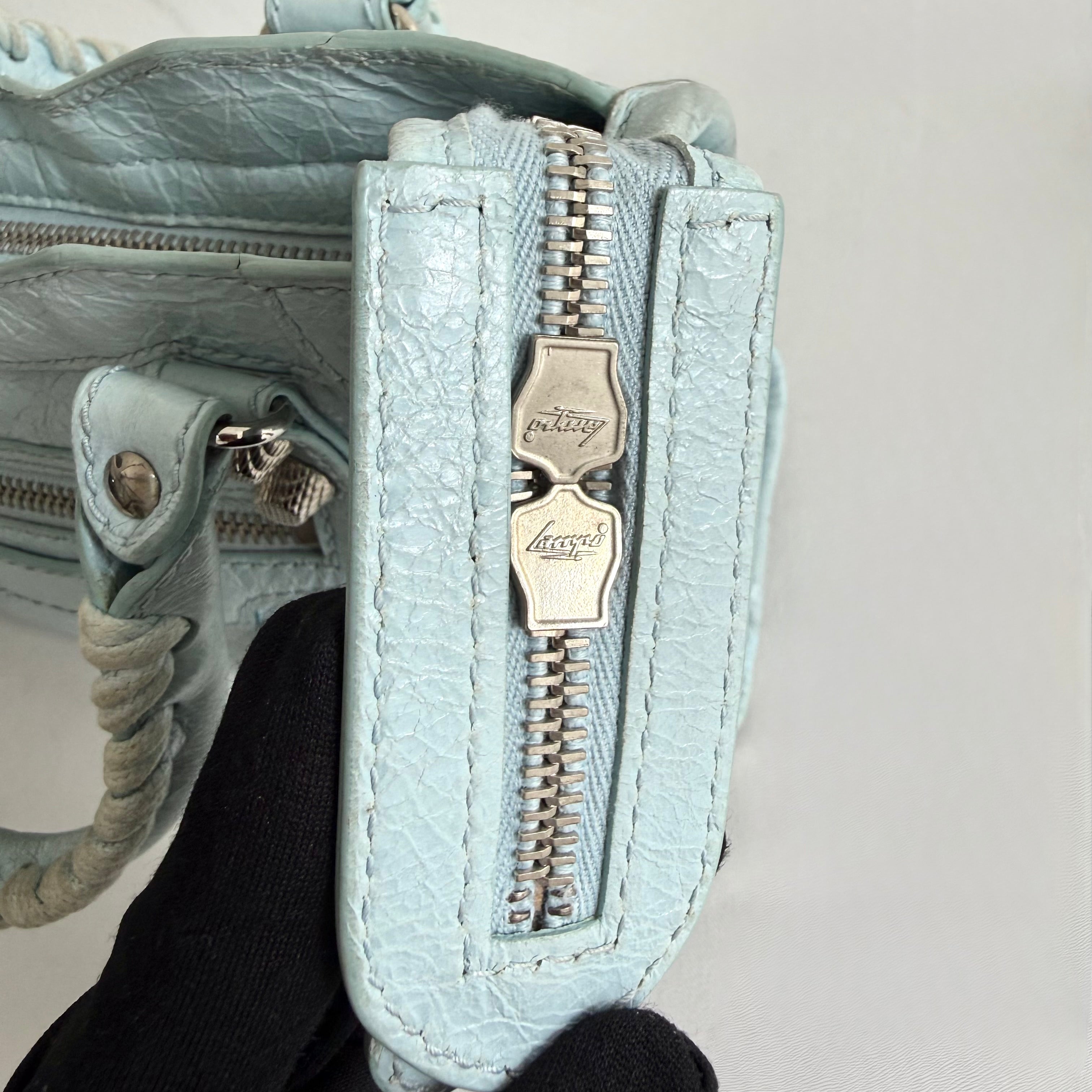 Balenciaga Le City Bag Mini in Cloudy Blue