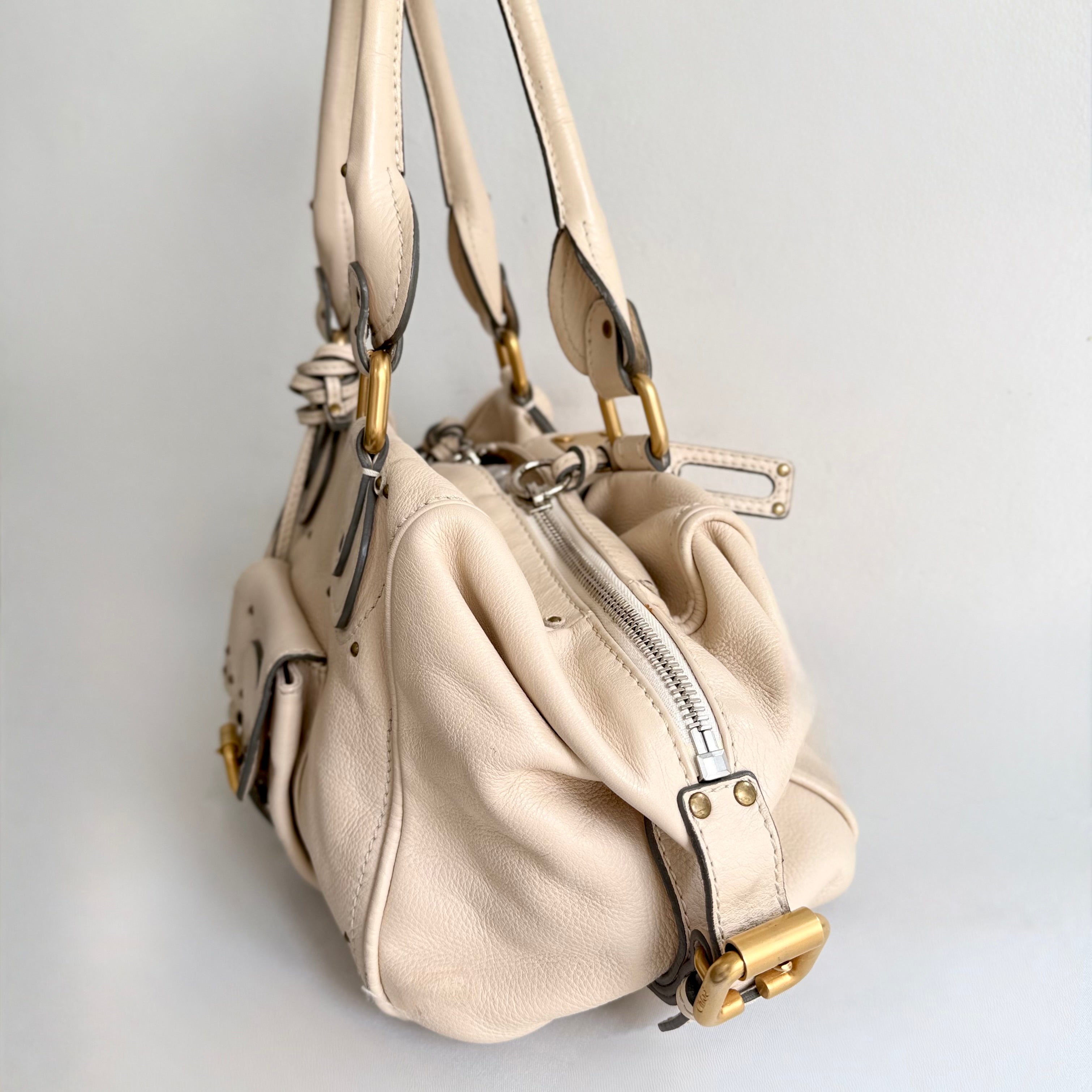 Chloe Paddington Ivory Shoulder Bag
