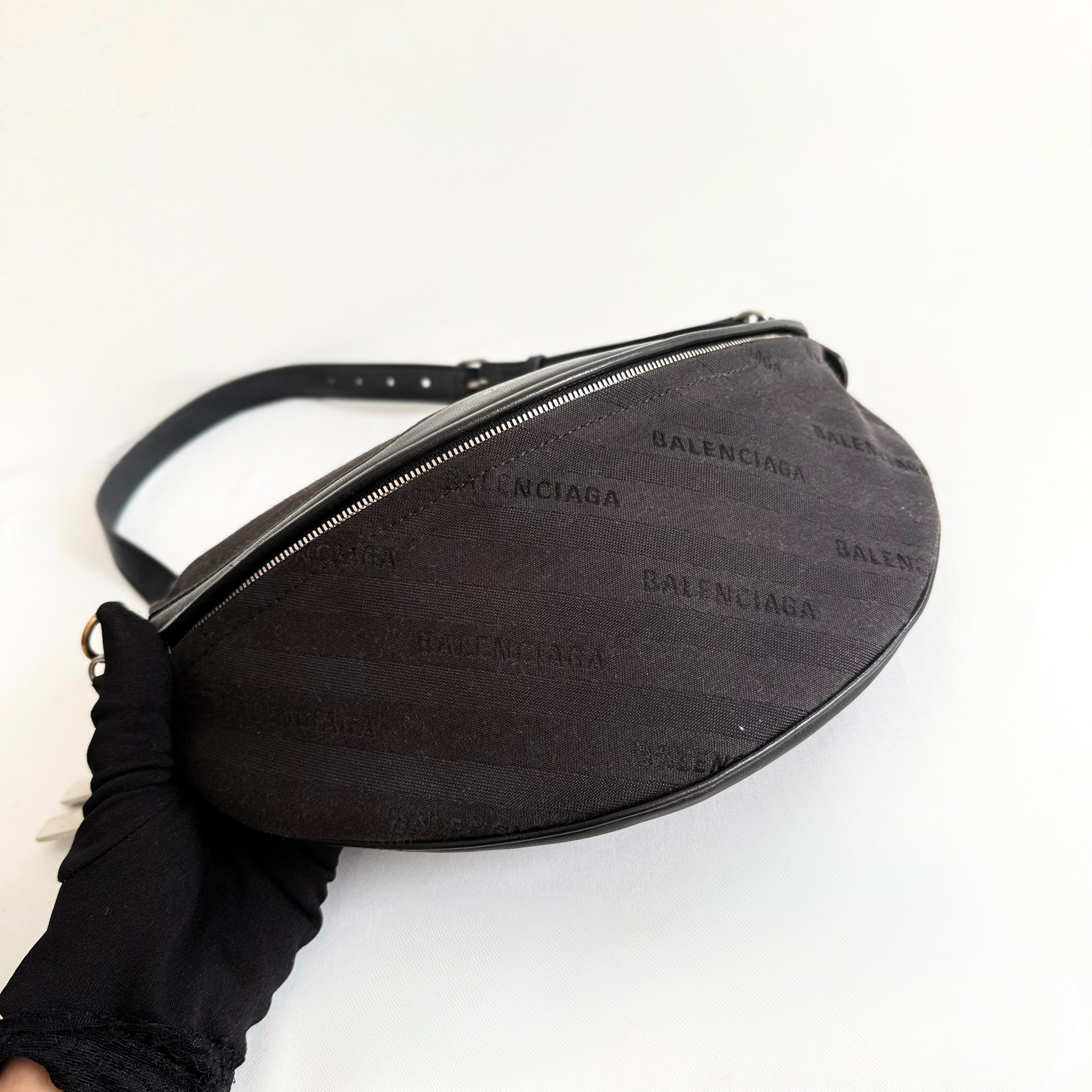 Balenciaga Black Souvenir Charm Bag