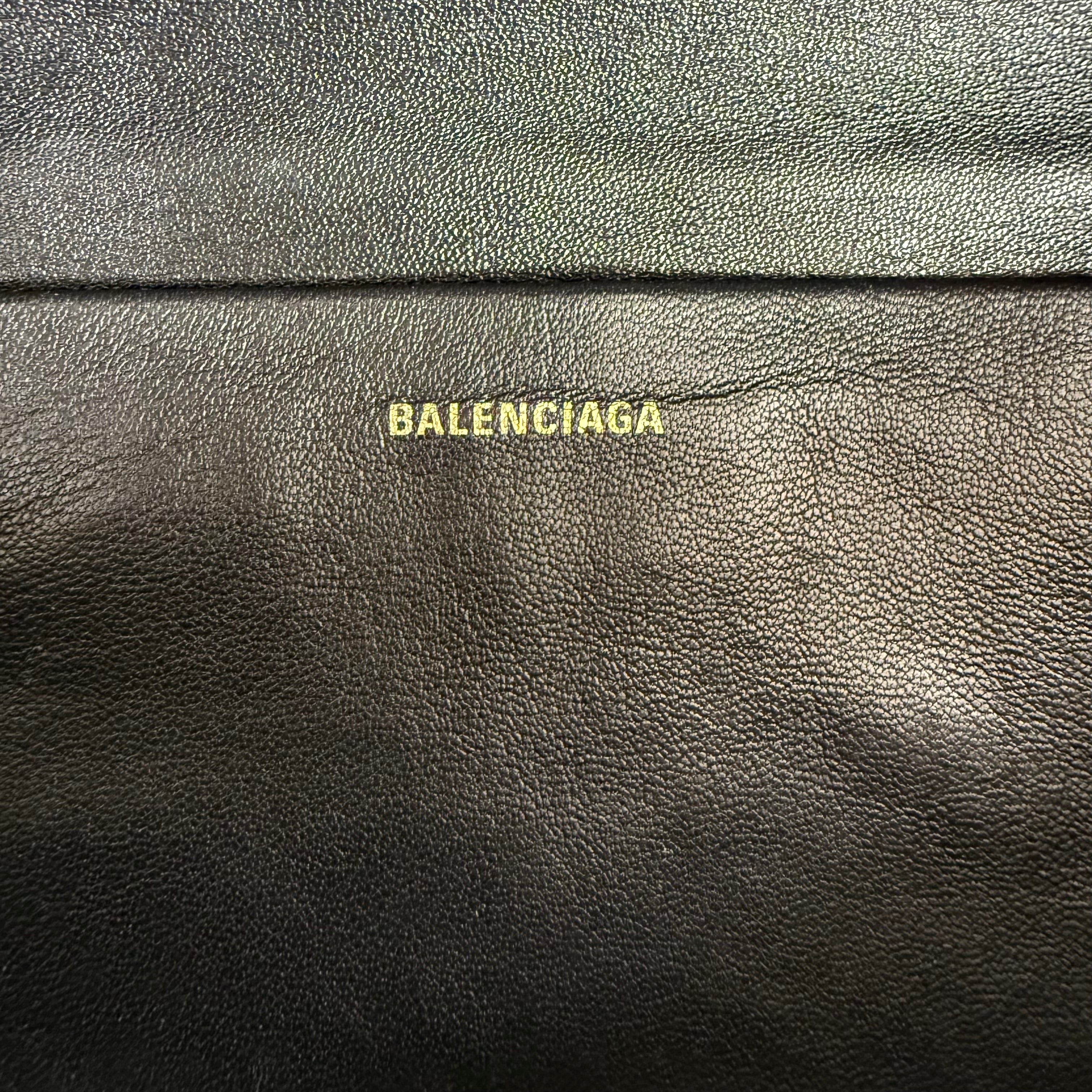 Balenciaga Black Souvenir Charm Bag
