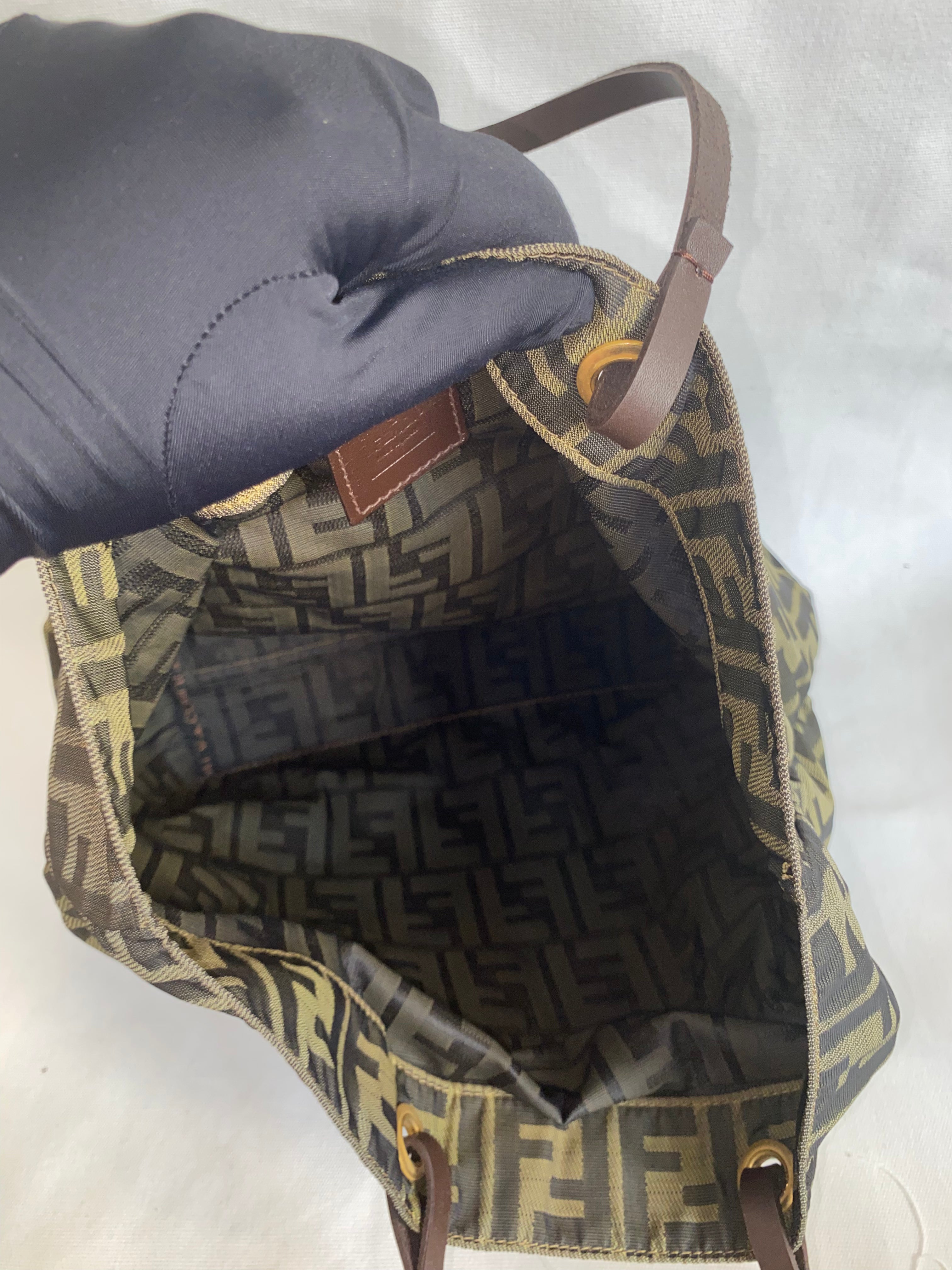 Fendi Zucca Canvas Tote