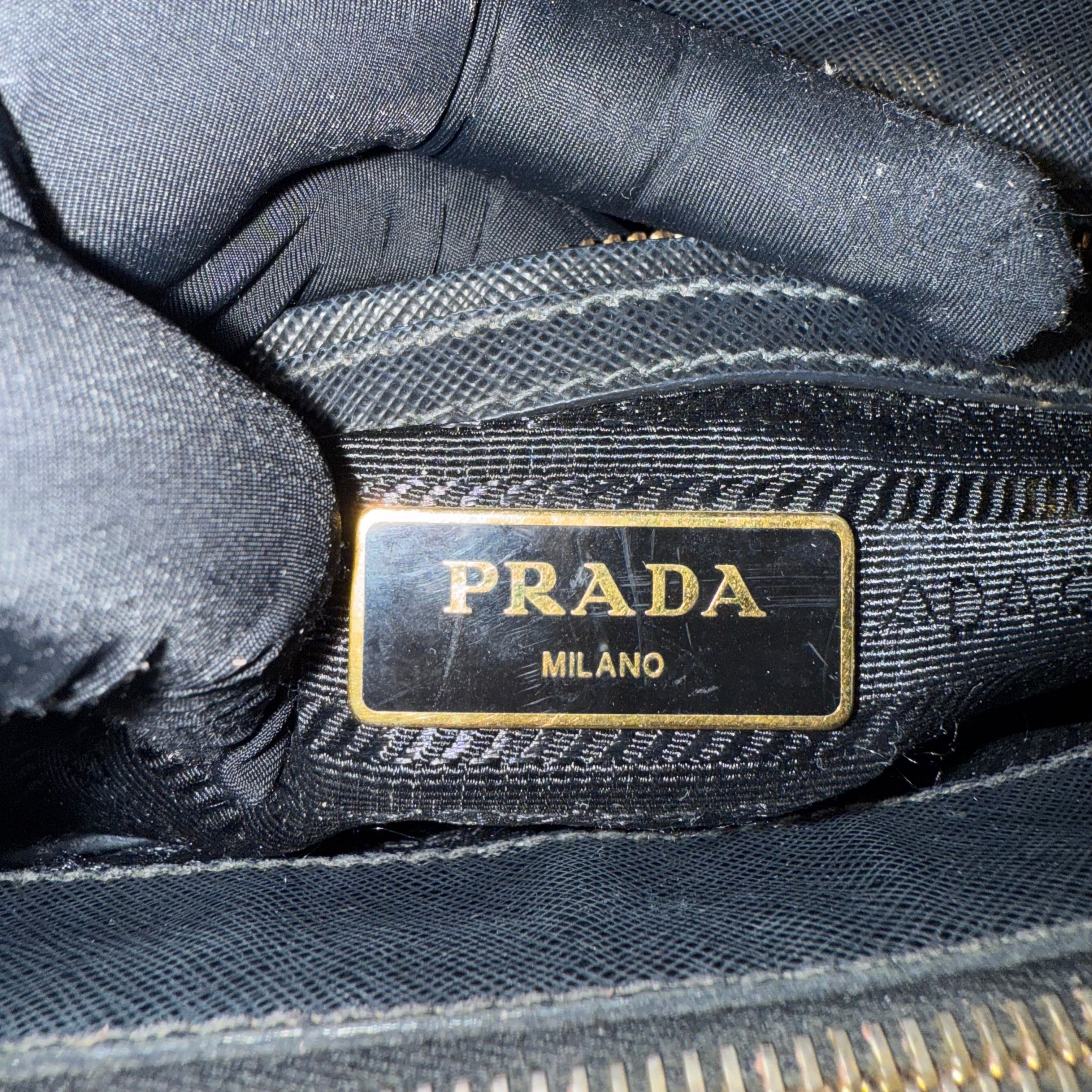 Prada Saffiano Lux Galleria Double Zip Tote