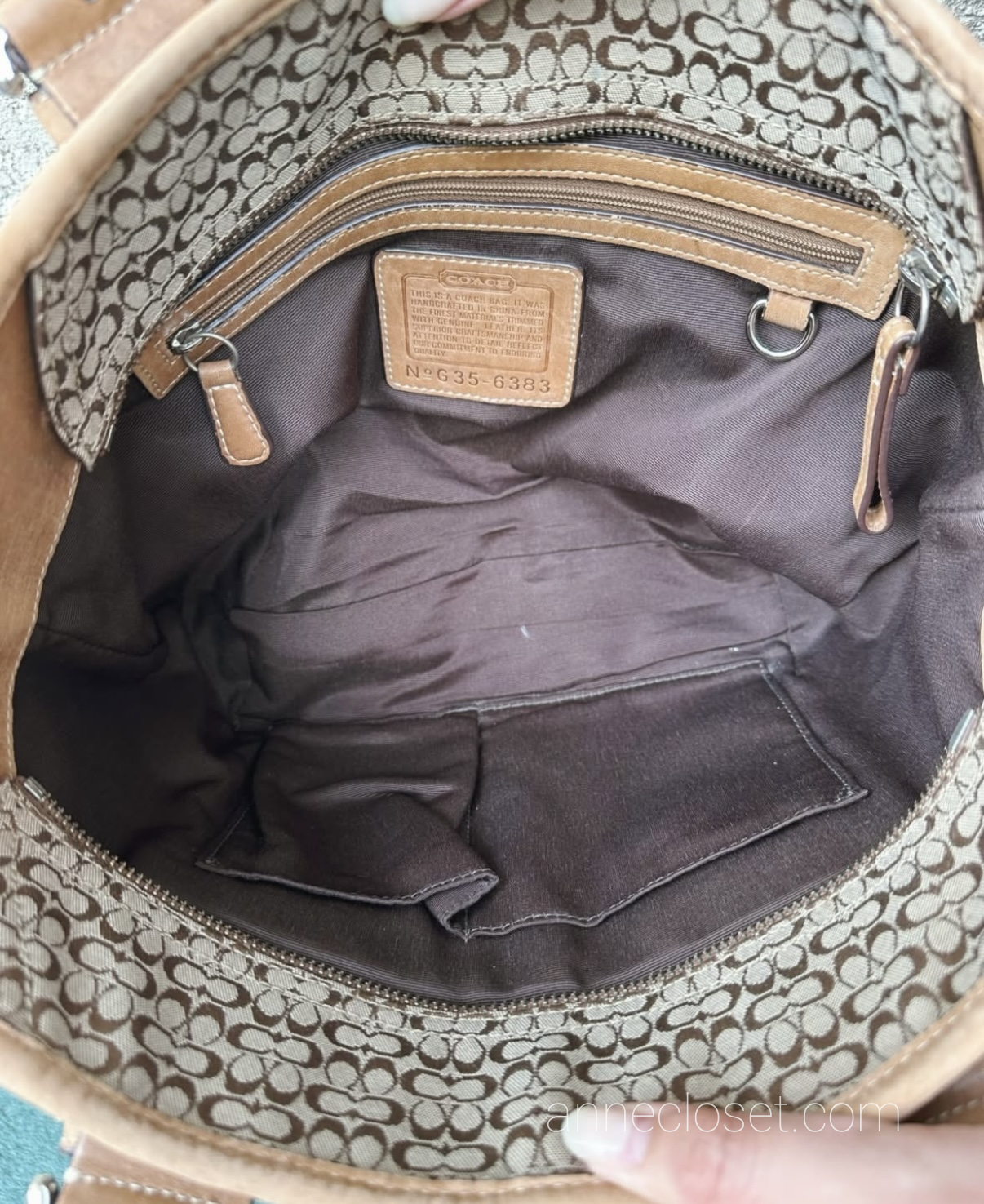 Coach Soho Signature Four Buckle Strap Hobo