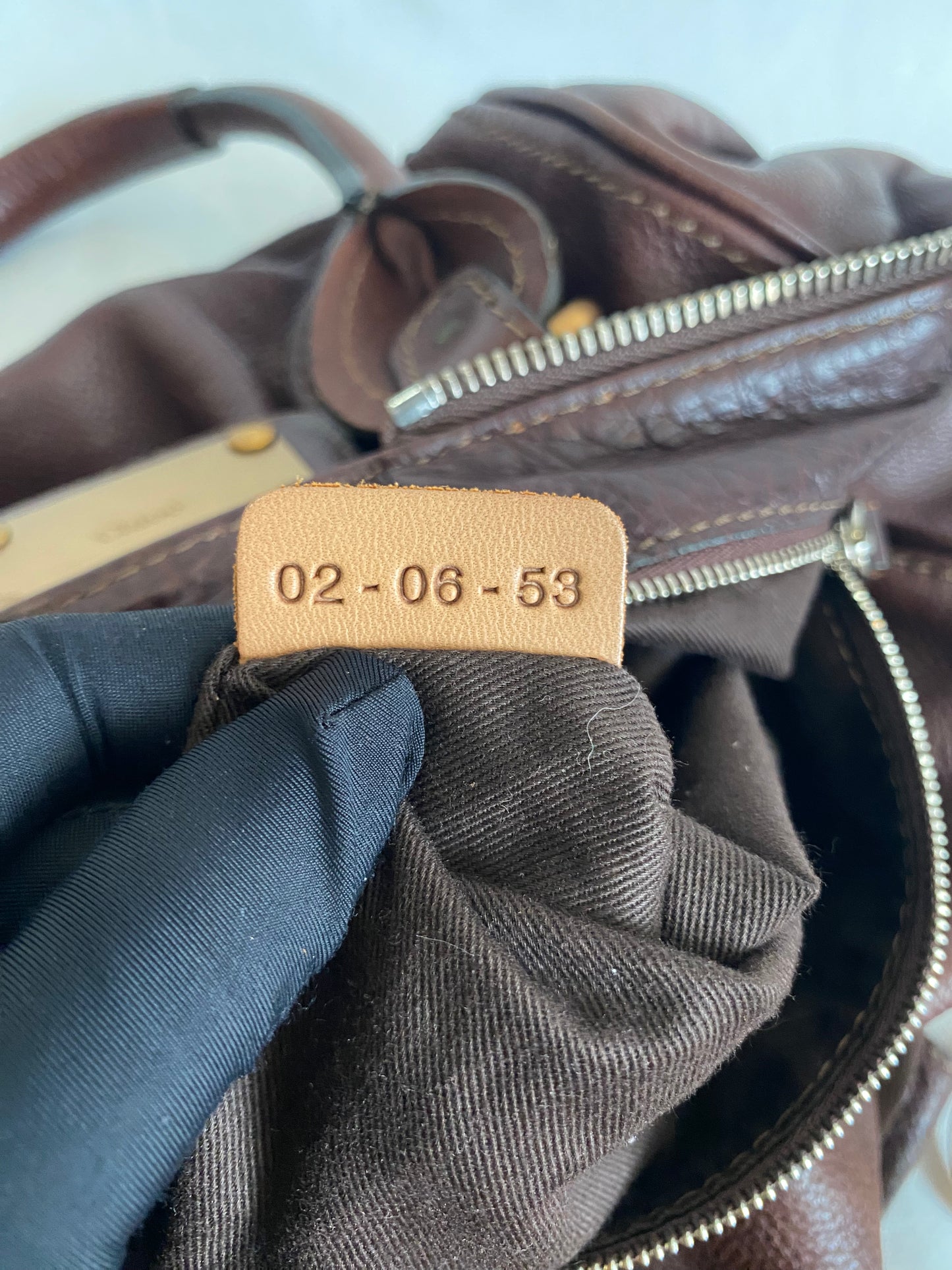 Chloé Dark Brown Leather Paddington Satchel