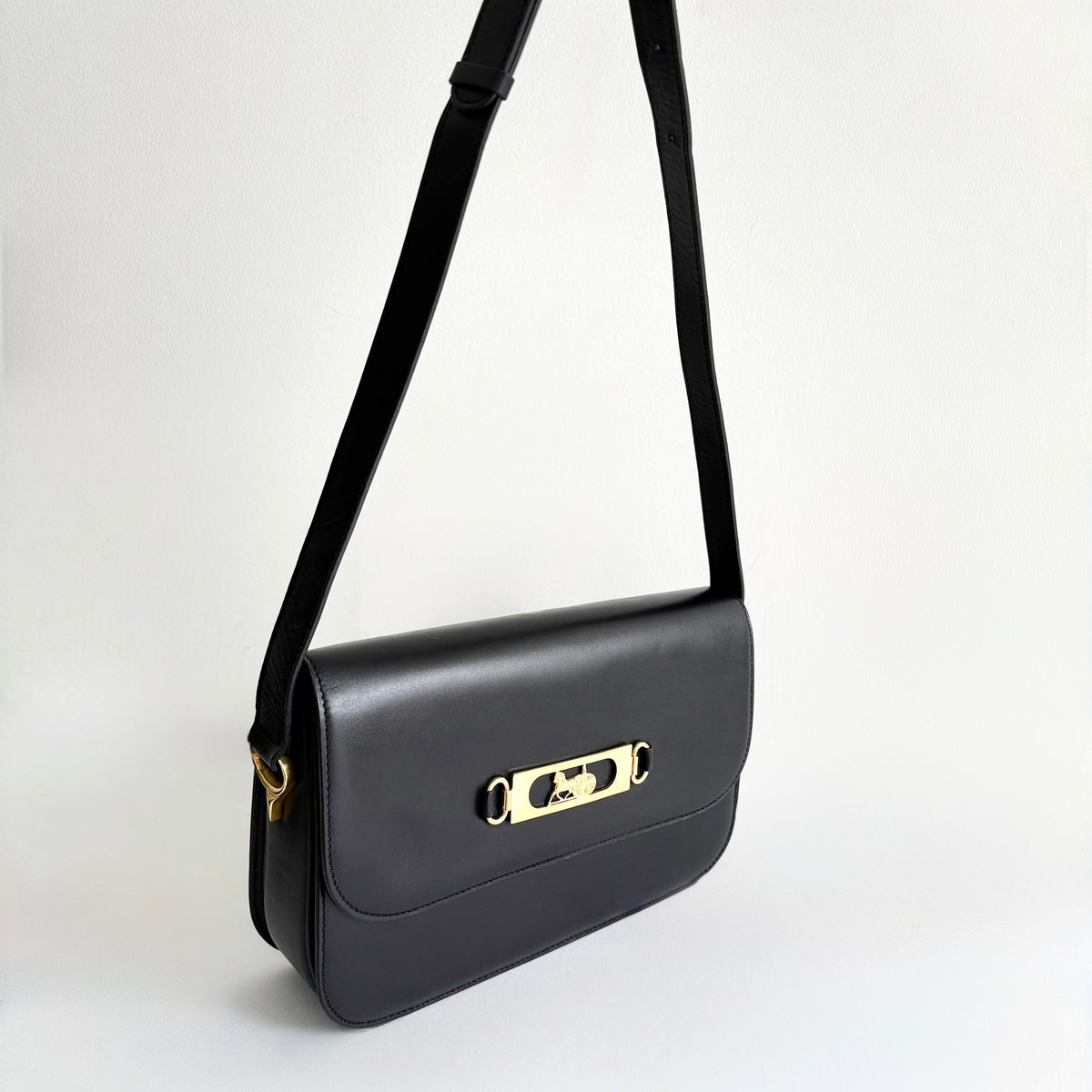 Celine Vintage Horse and Carriage Shoulder Bag