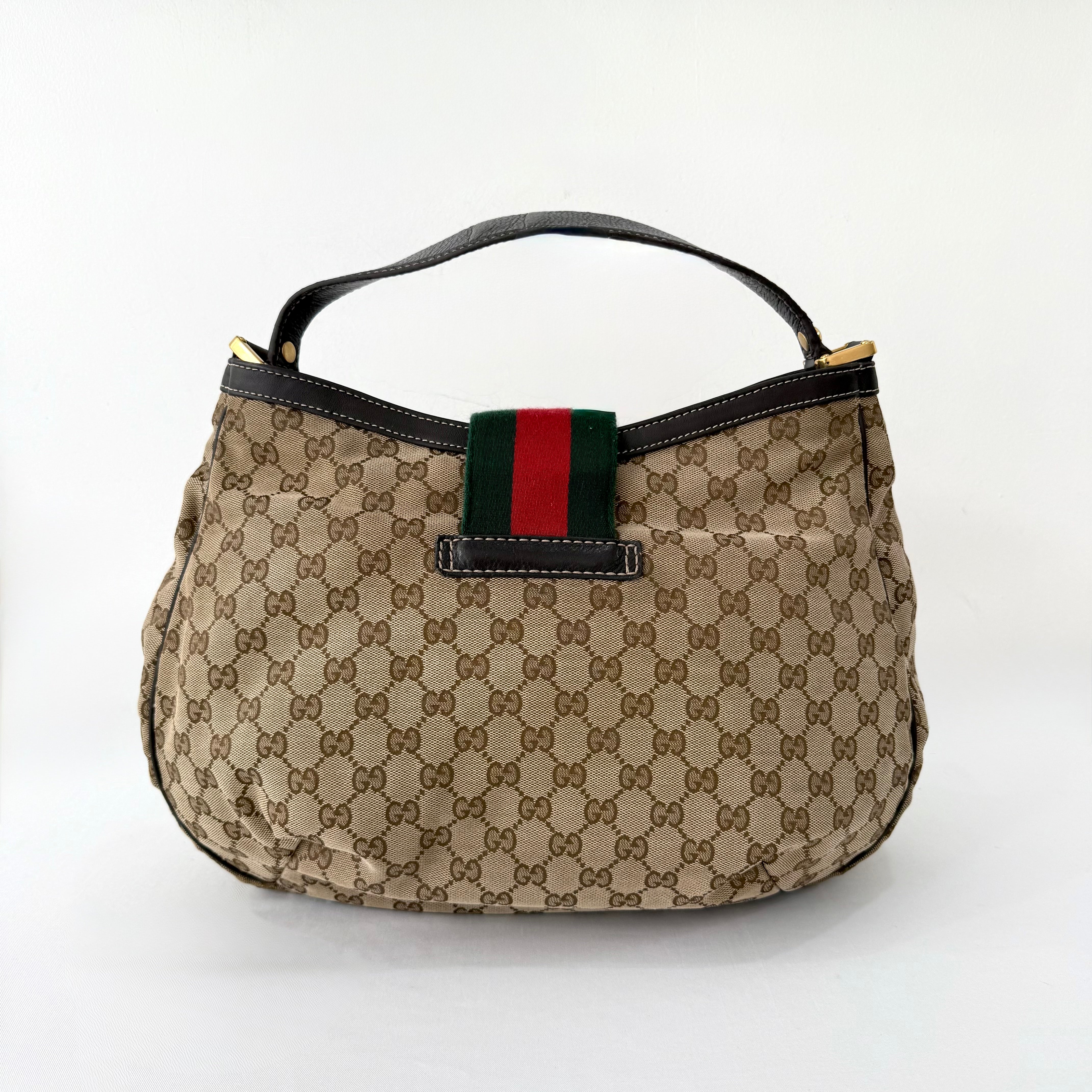 Gucci GG Canvas New Ladies Web Hobo