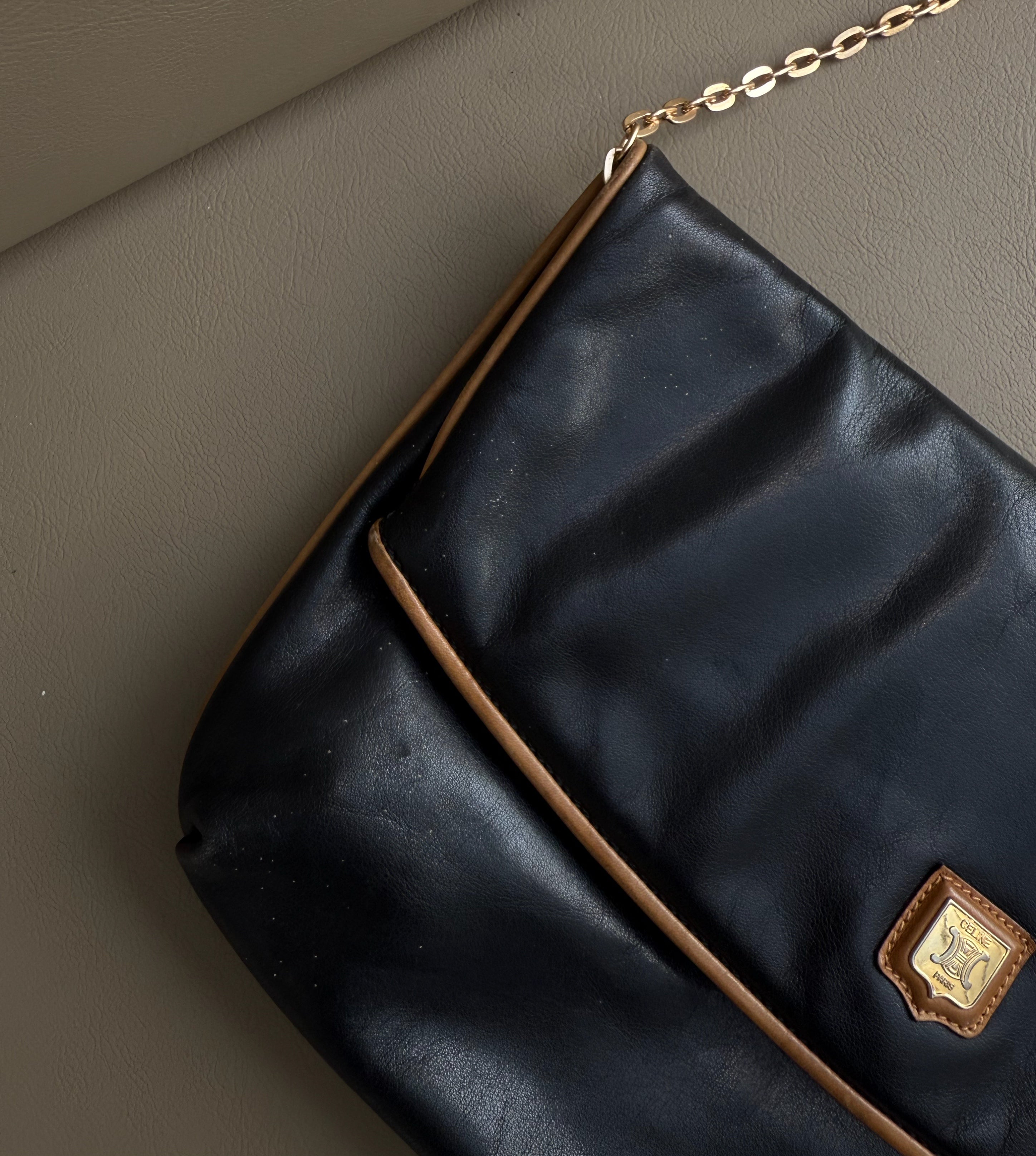 Celine Clutch Logo Triomphe