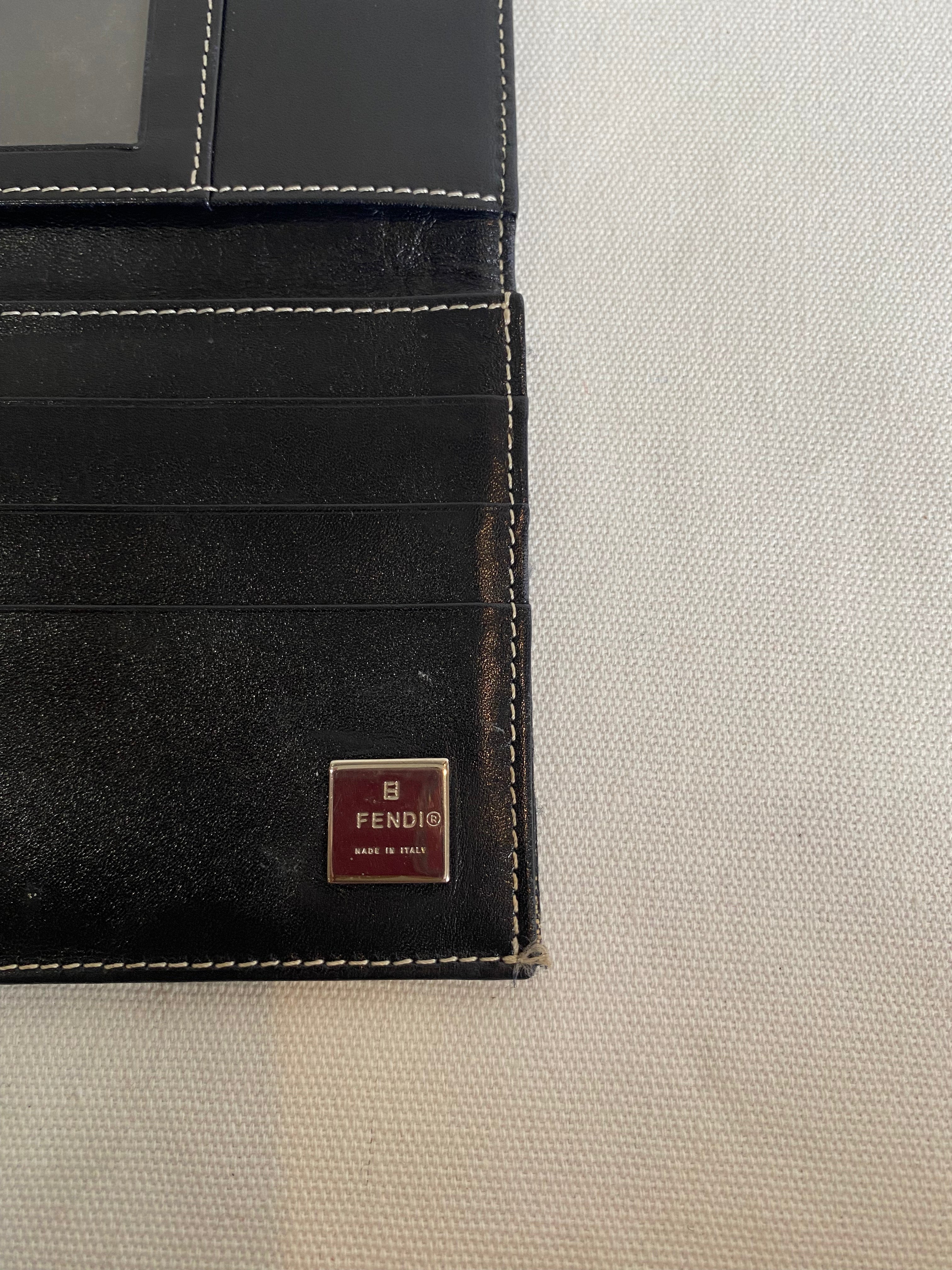 FENDI Long Wallet Zucca Vintage Canvas