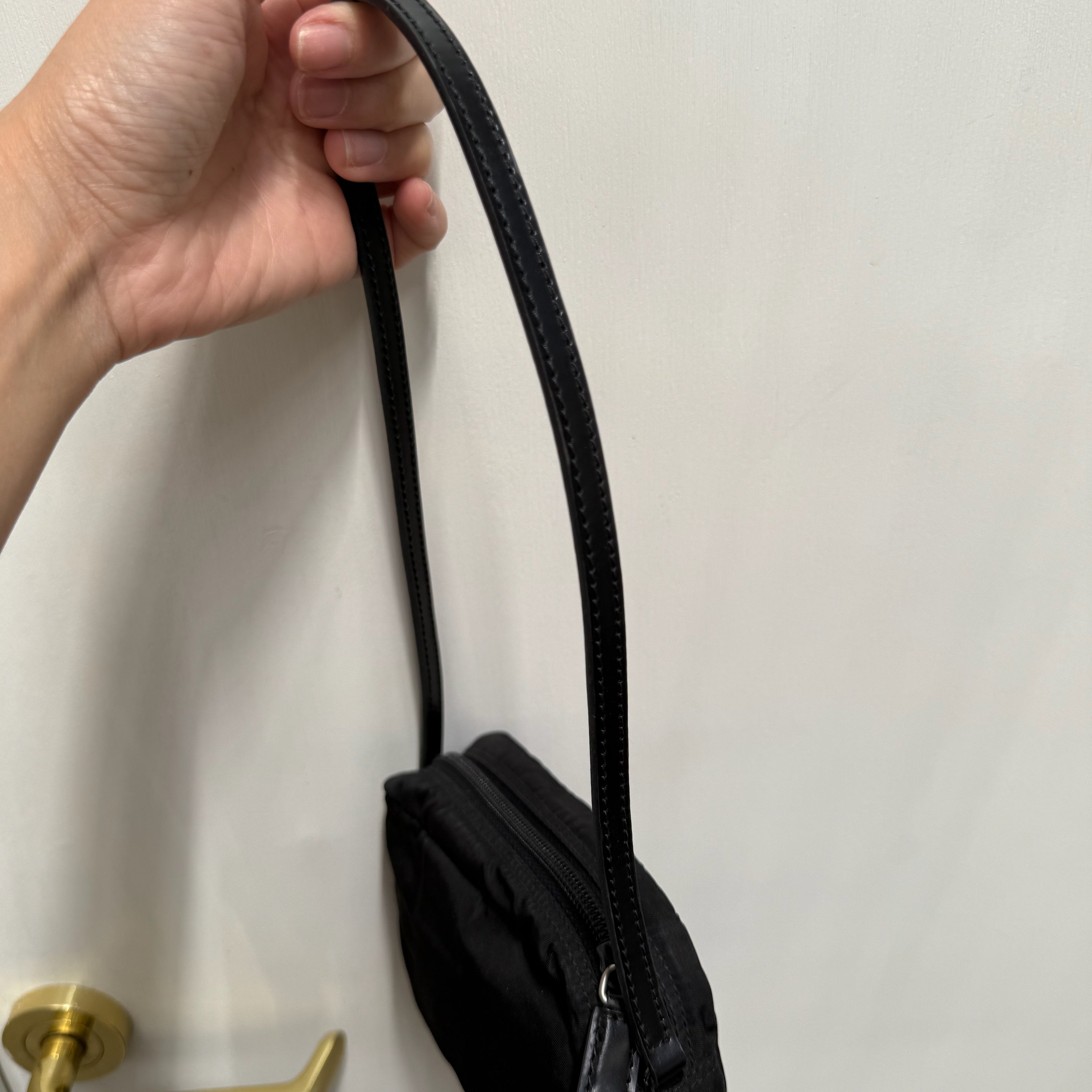Prada Black Tessuto Shoulder Bag