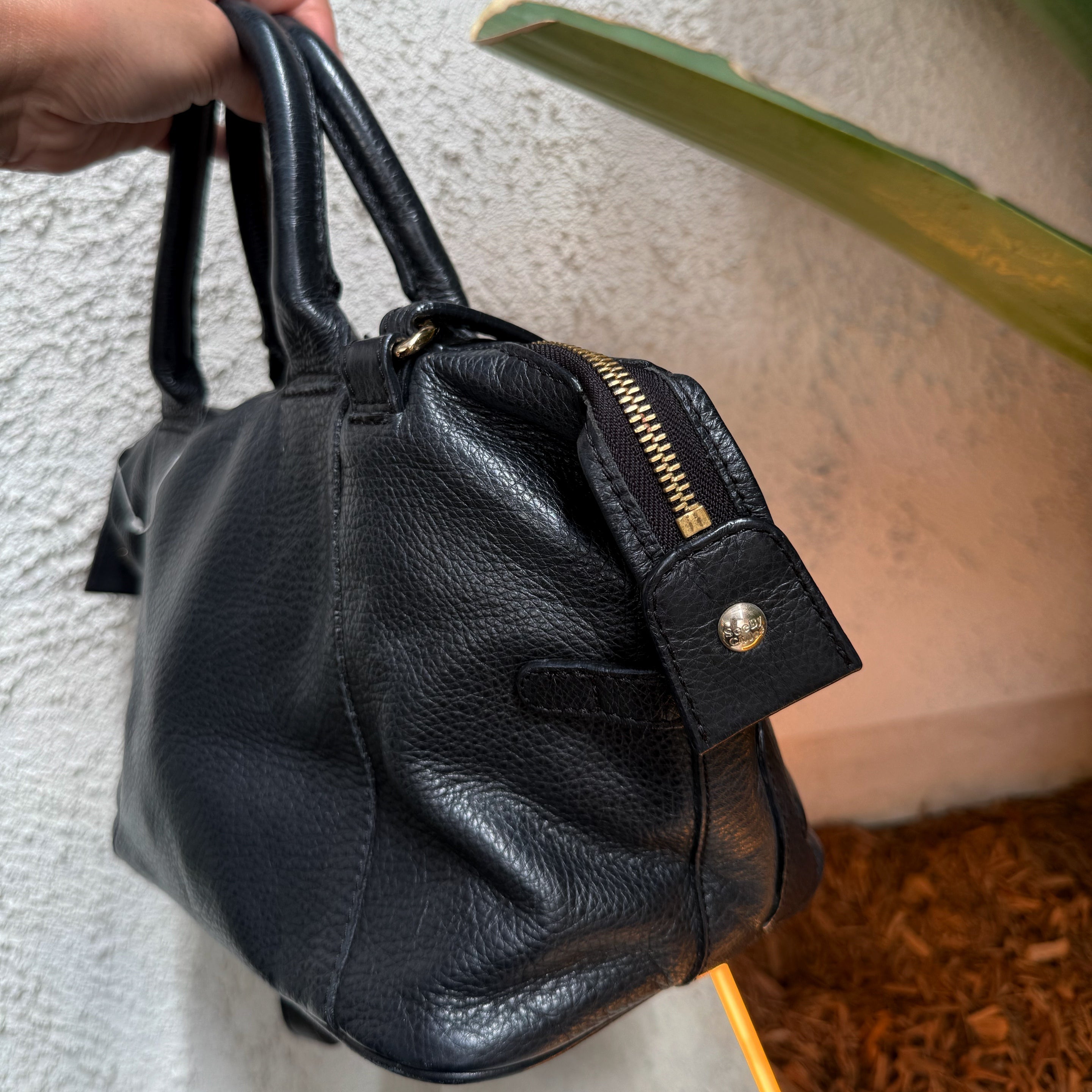 See By Chloe Black Leather Handbag