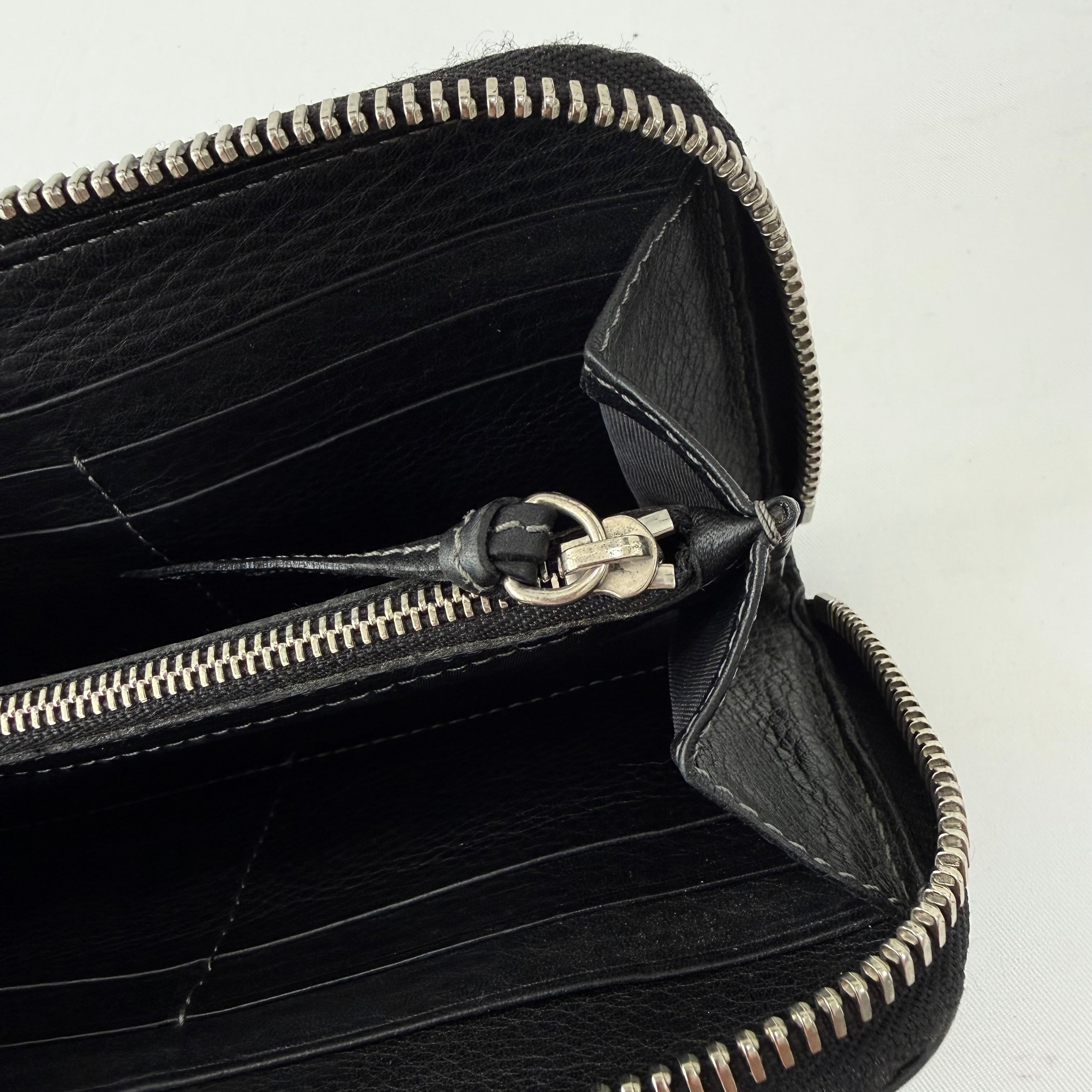 Chloe Black Leather Paddington Long Wallet