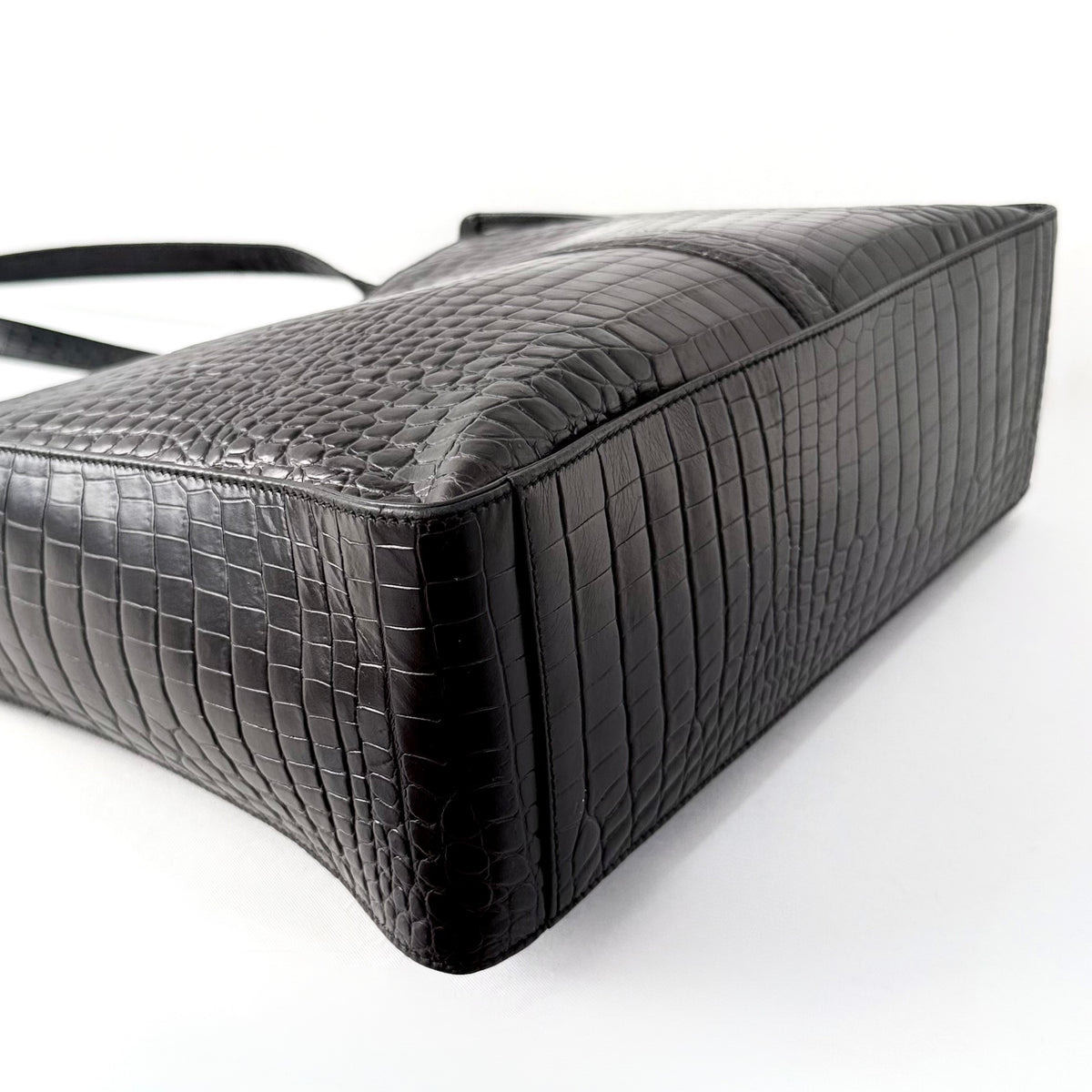 Salvatore Ferragamo Embossed Leather Shoulder Bag
