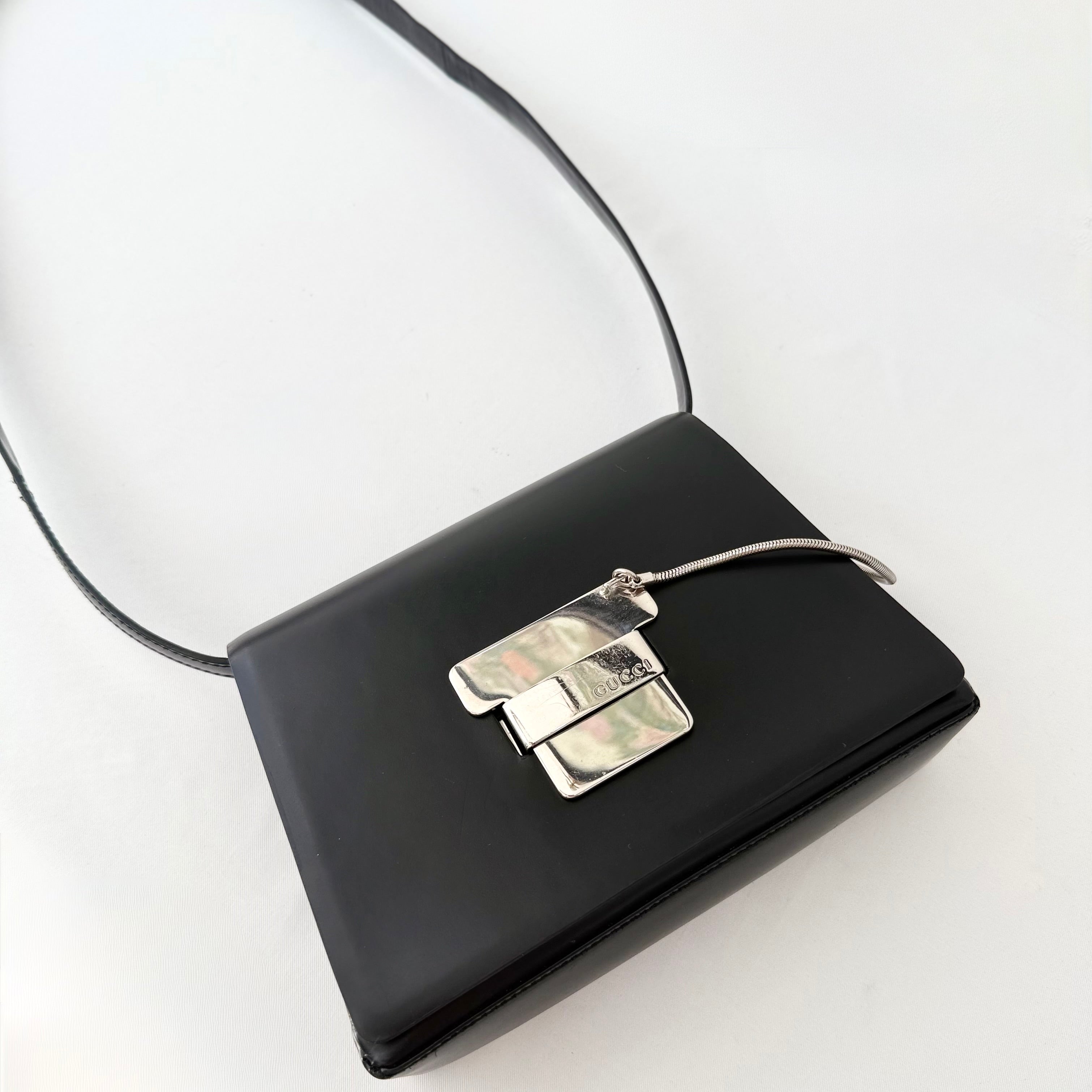 Gucci Vintage Black Leather