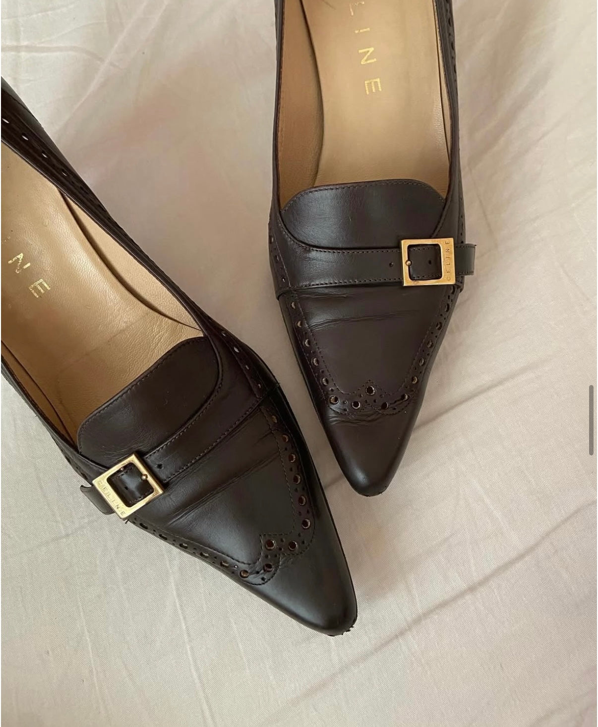 CELINE VERO CUOIO Heels 6cm