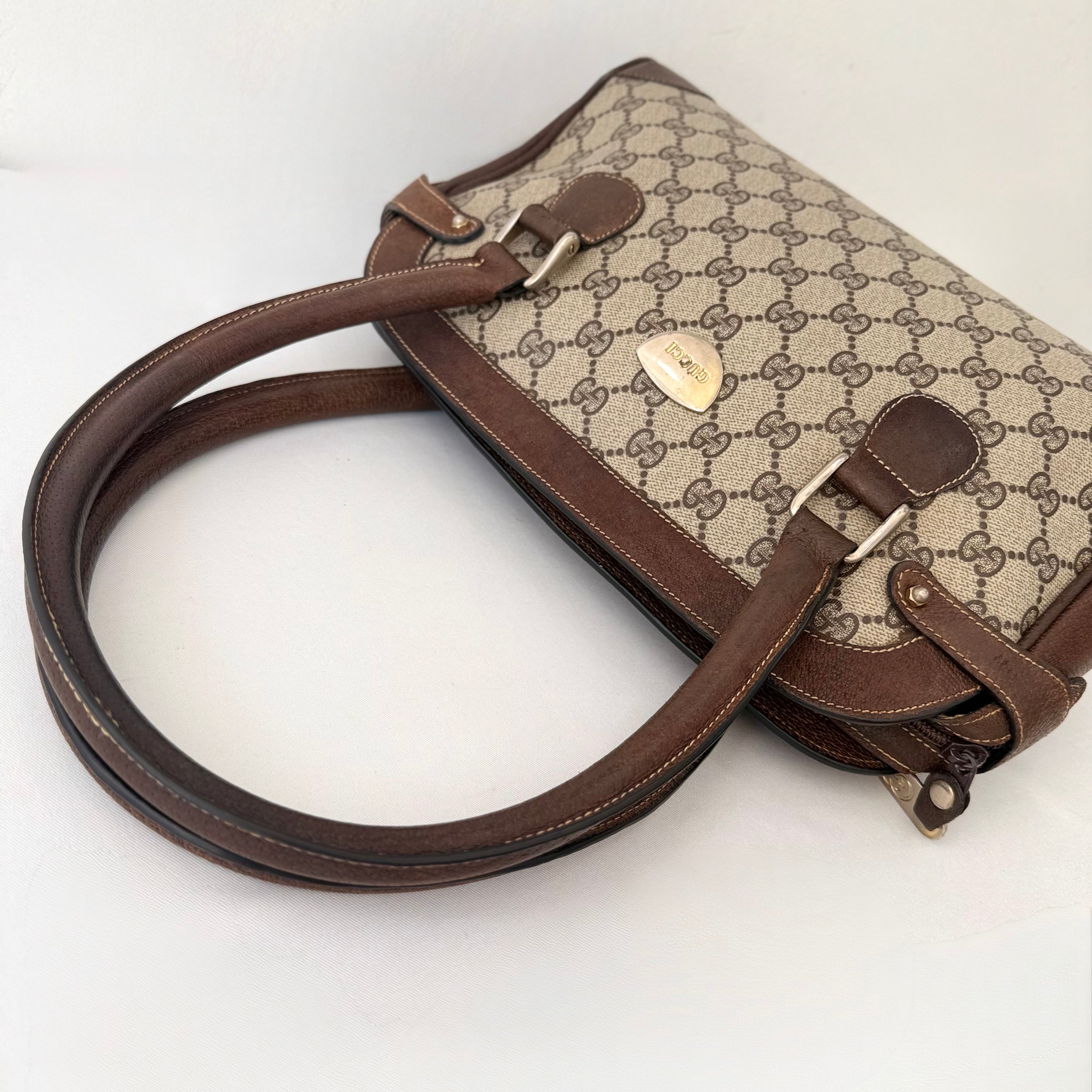 Gucci GG Plus Top Handle Bag Vintage