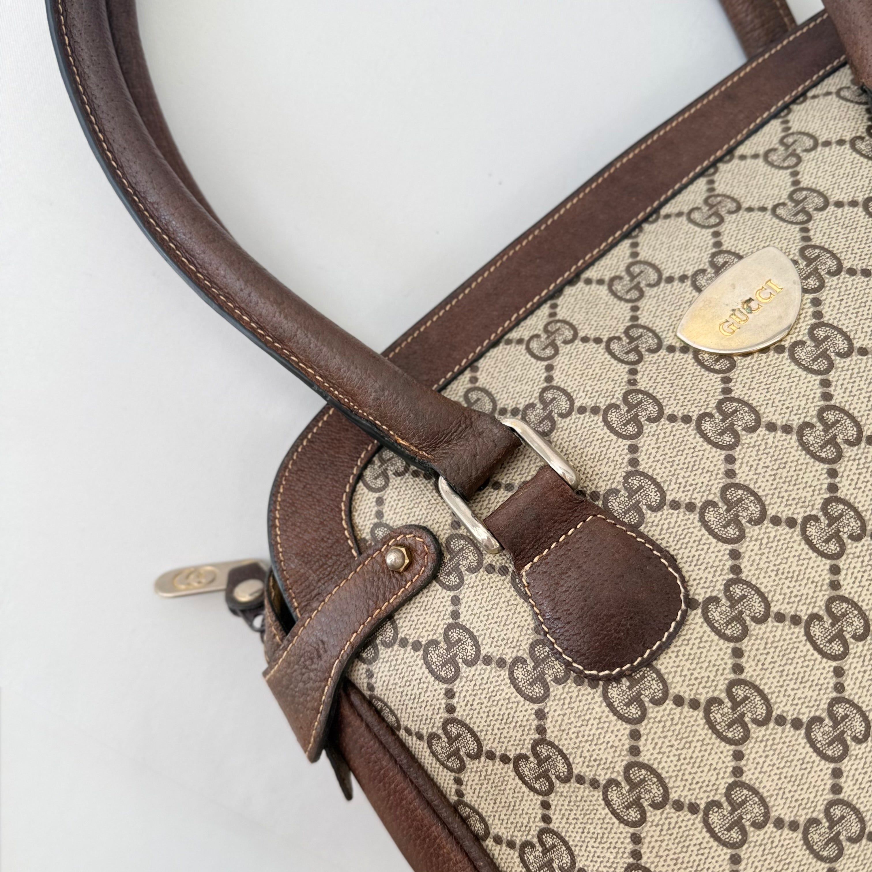 Gucci GG Plus Top Handle Bag Vintage