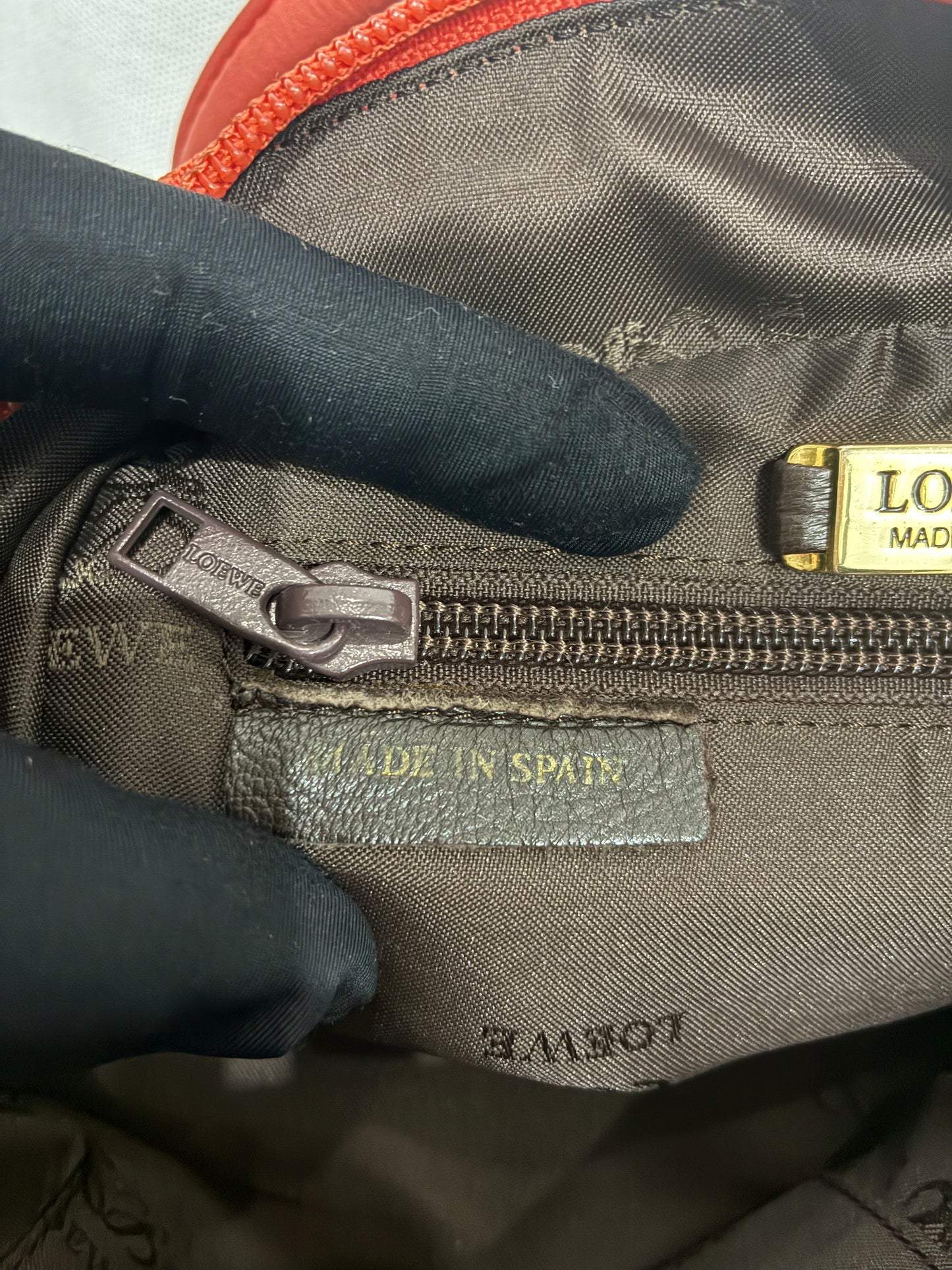 Loewe Anagram Small Boston Bag