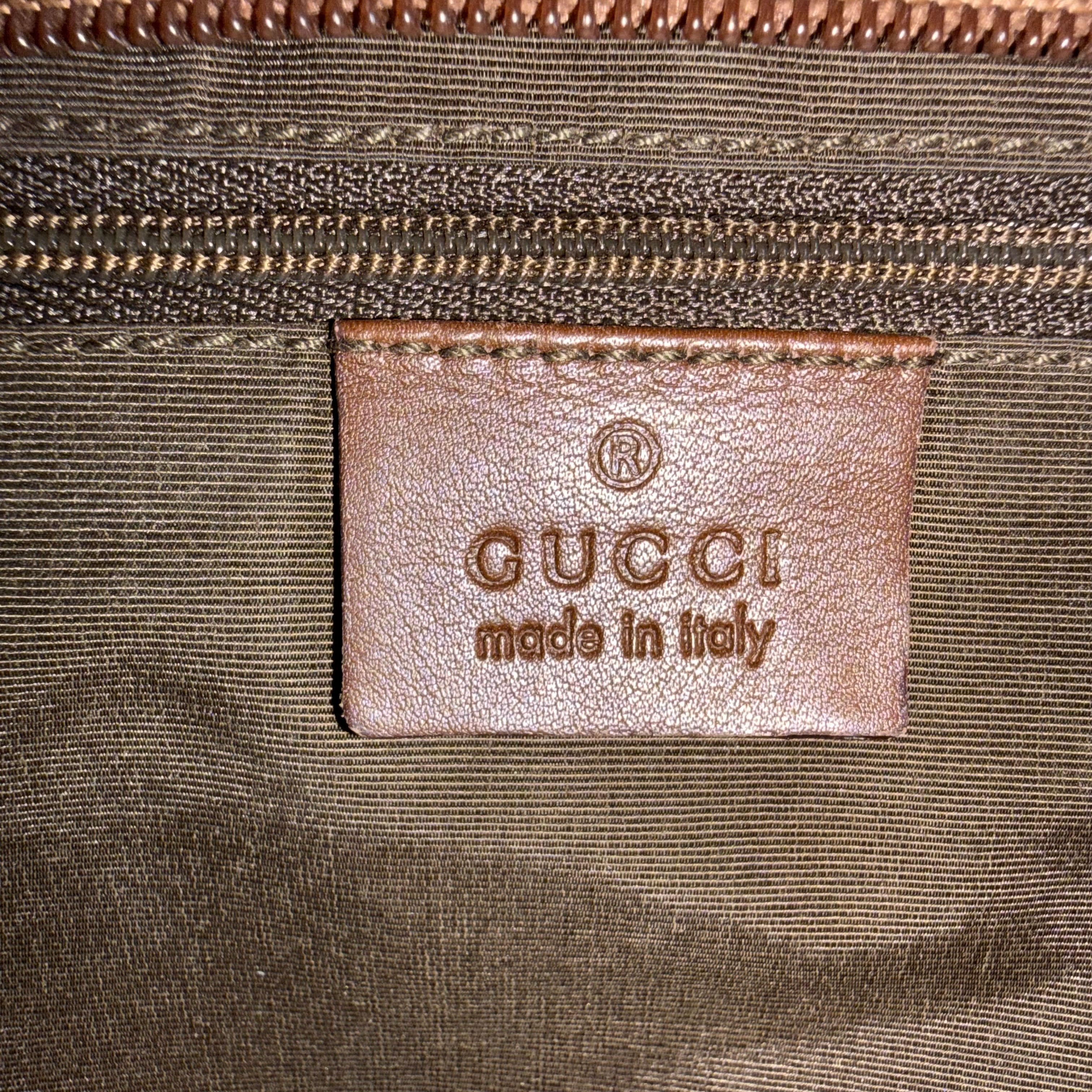 (Reserved) Gucci GG Brown Monogram Canvas Tote Bag