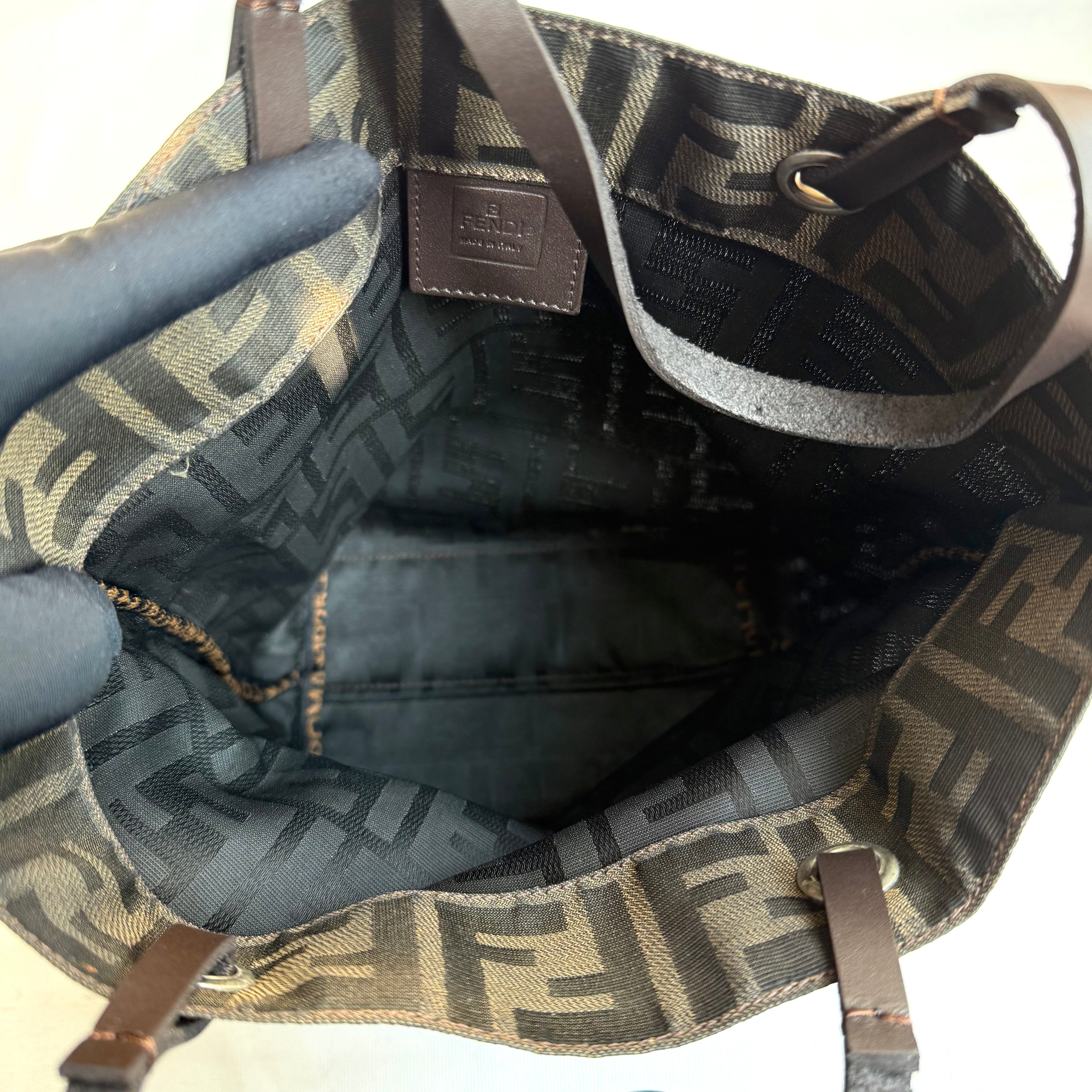 Fendi Zucca Canvas Tote