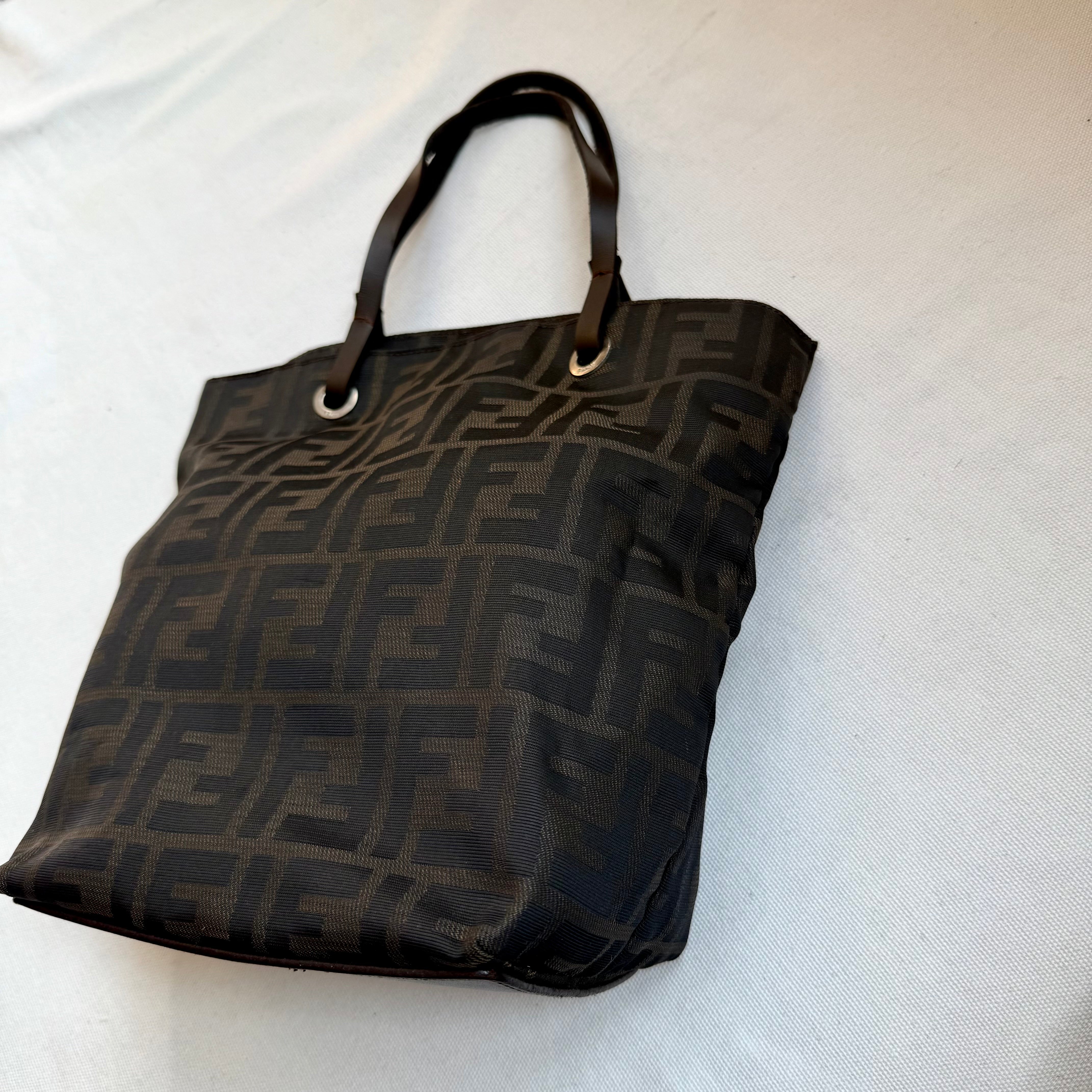 Fendi Zucca Canvas Tote