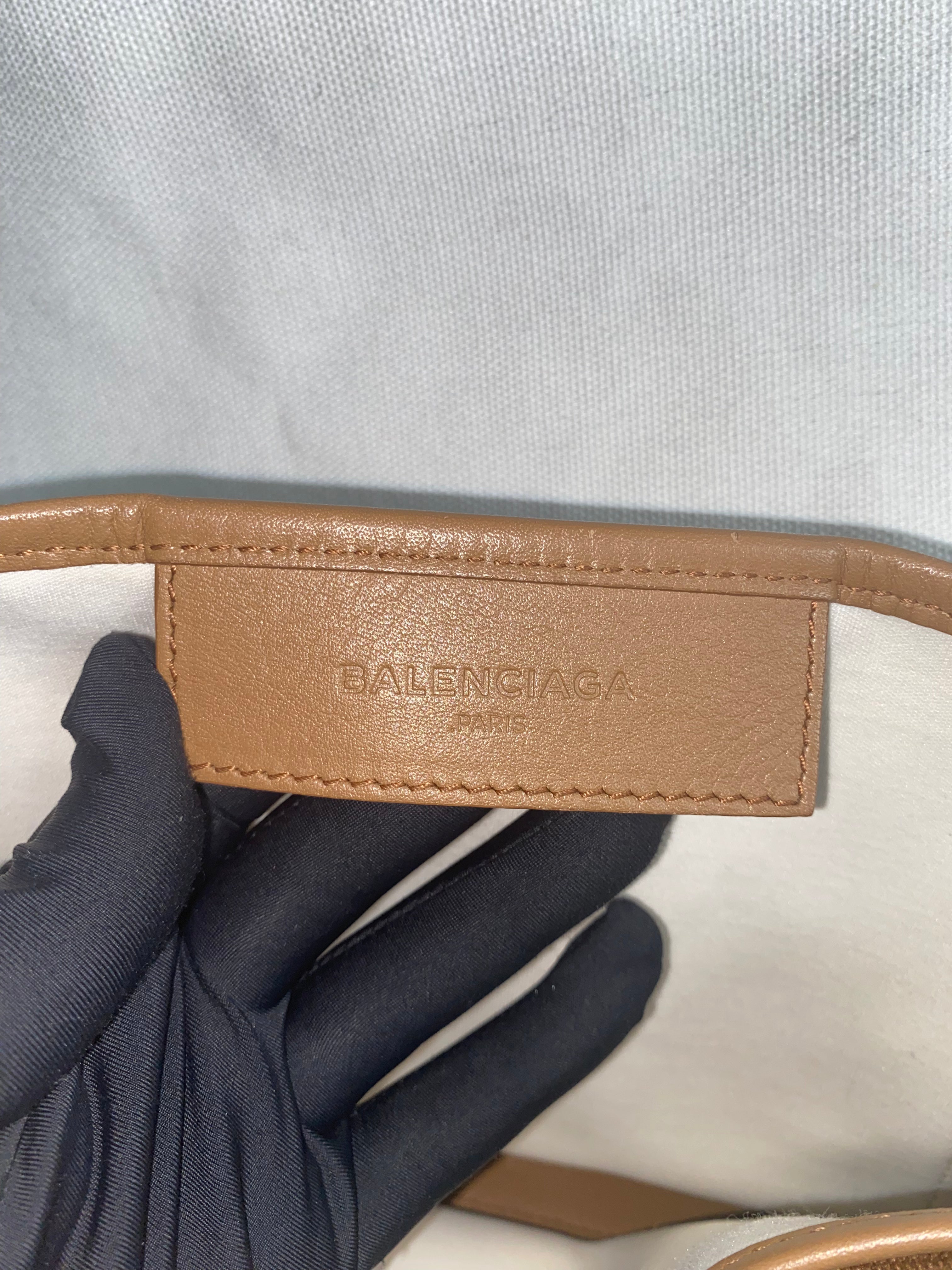 Balenciaga Cabas in Brown / Beige Tote Bag