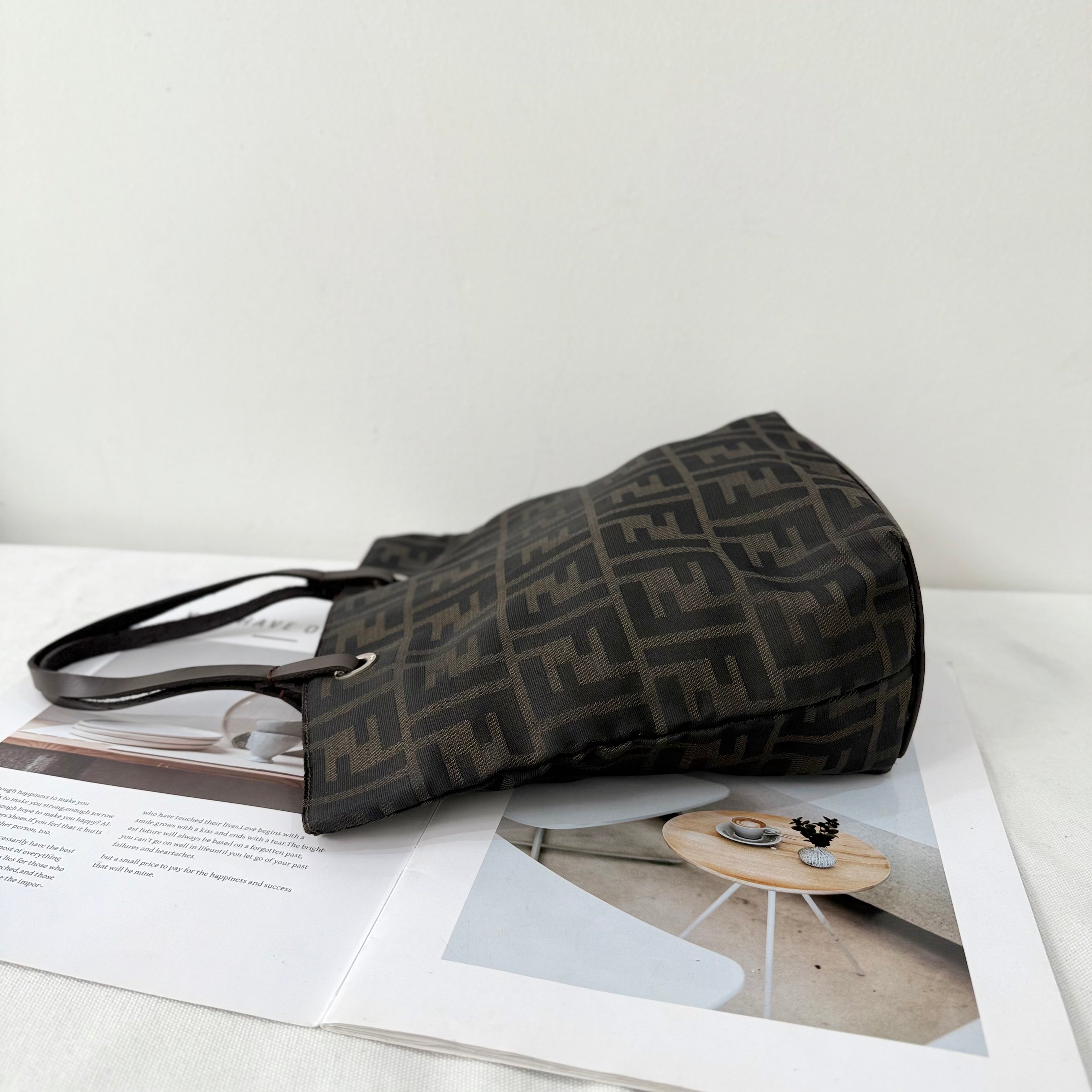 Fendi Zucca Canvas Tote