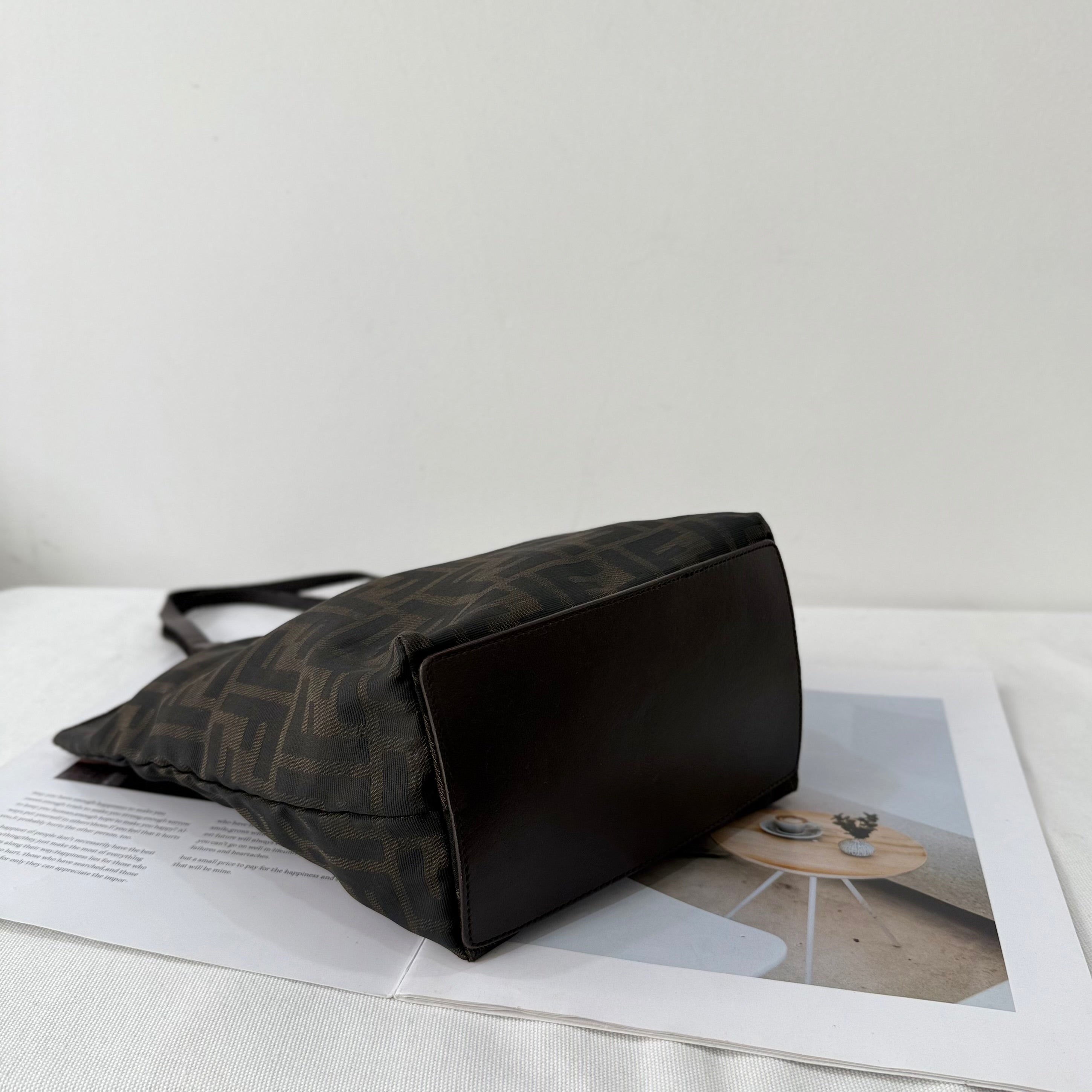 Fendi Zucca Canvas Tote