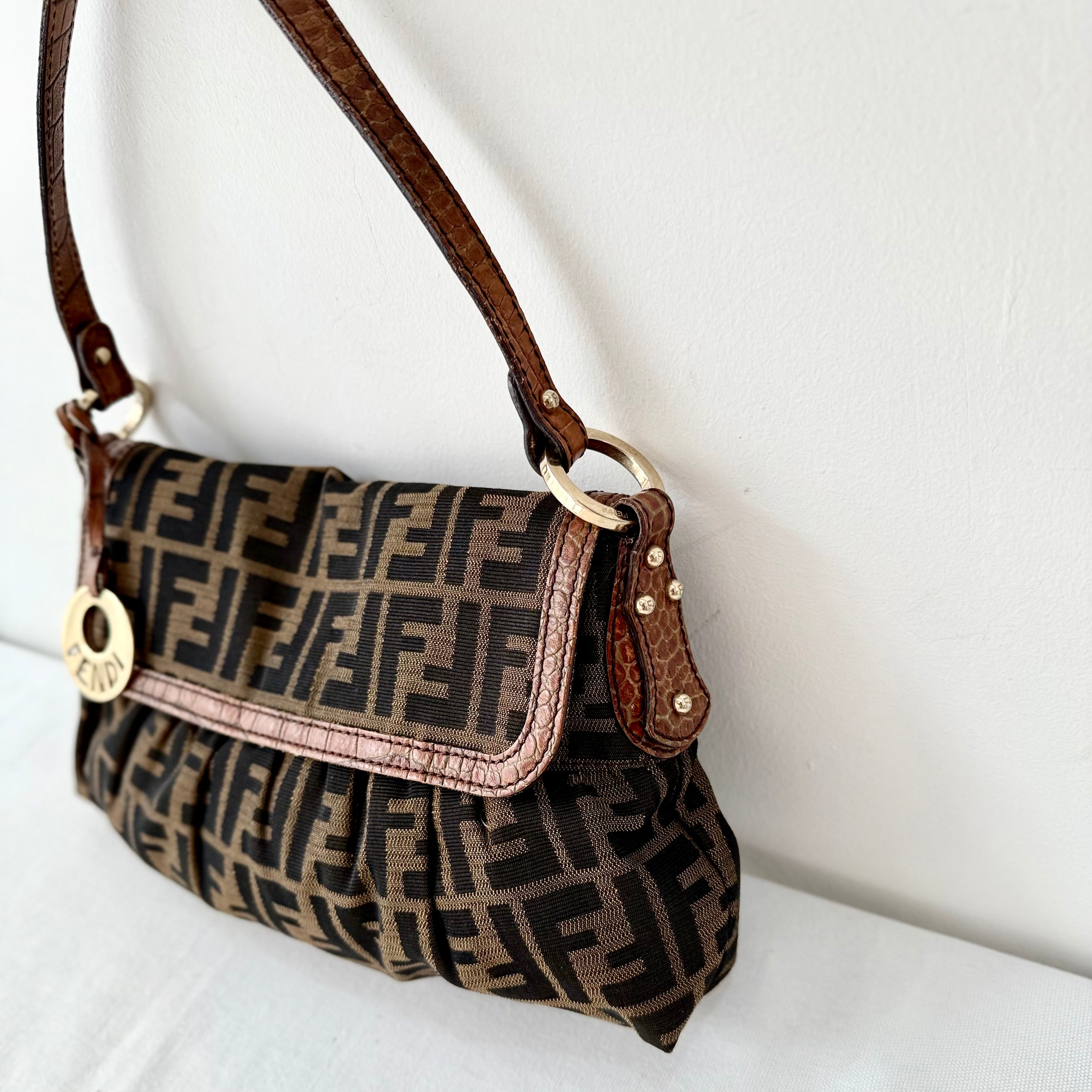 Fendi Zucca Chef Flap Bag