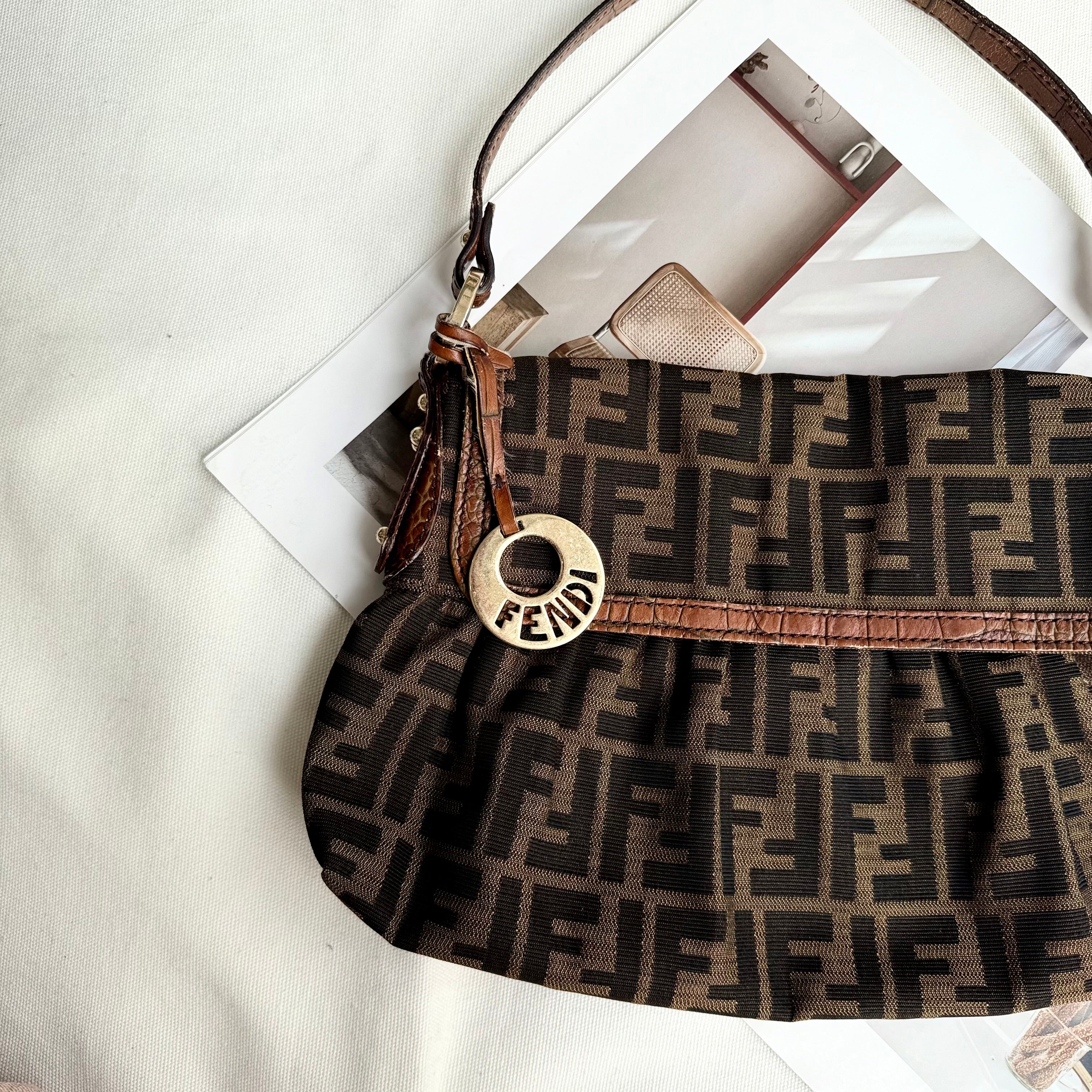 Fendi Zucca Chef Flap Bag