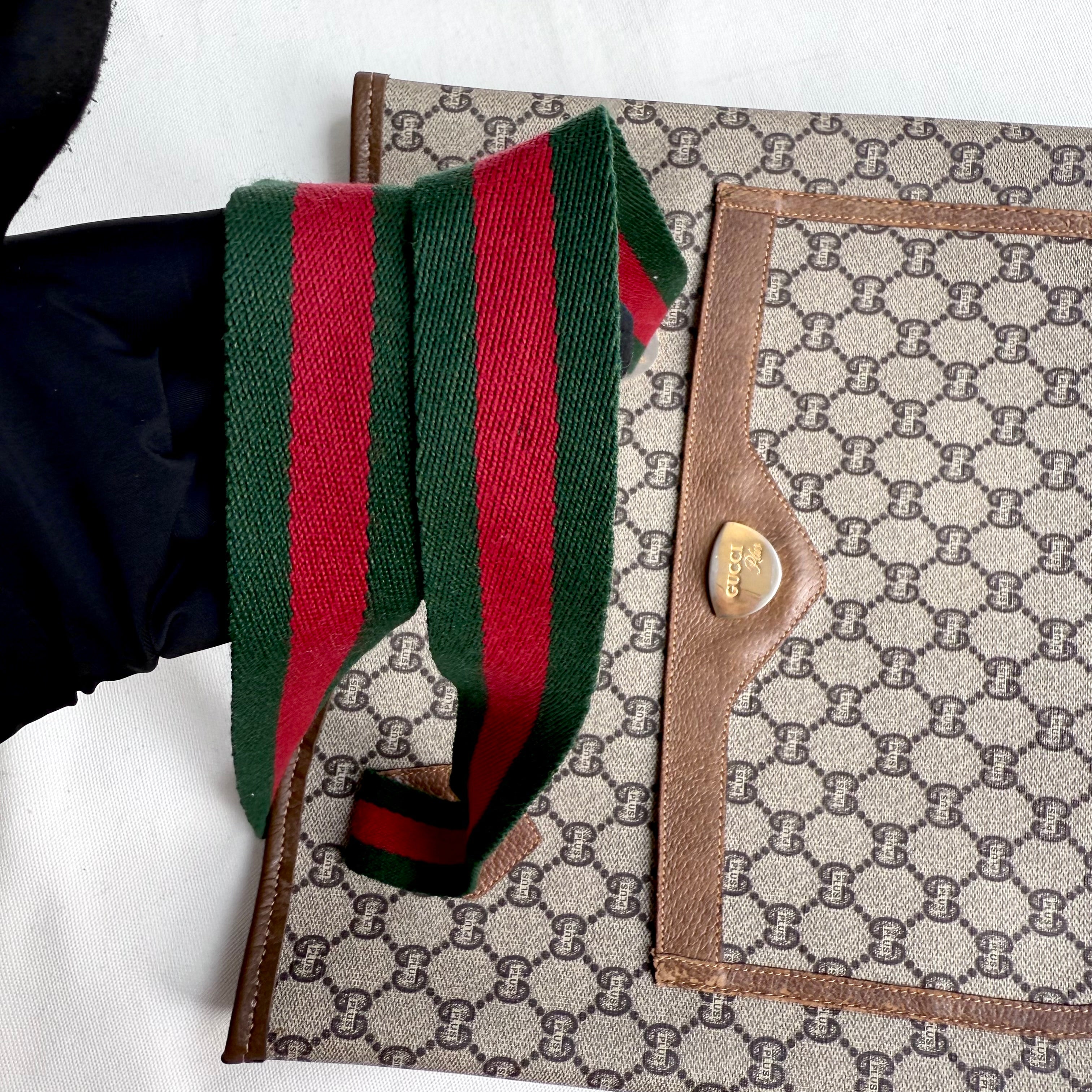 Gucci Sherry Line Tote in GG Plus Canvas