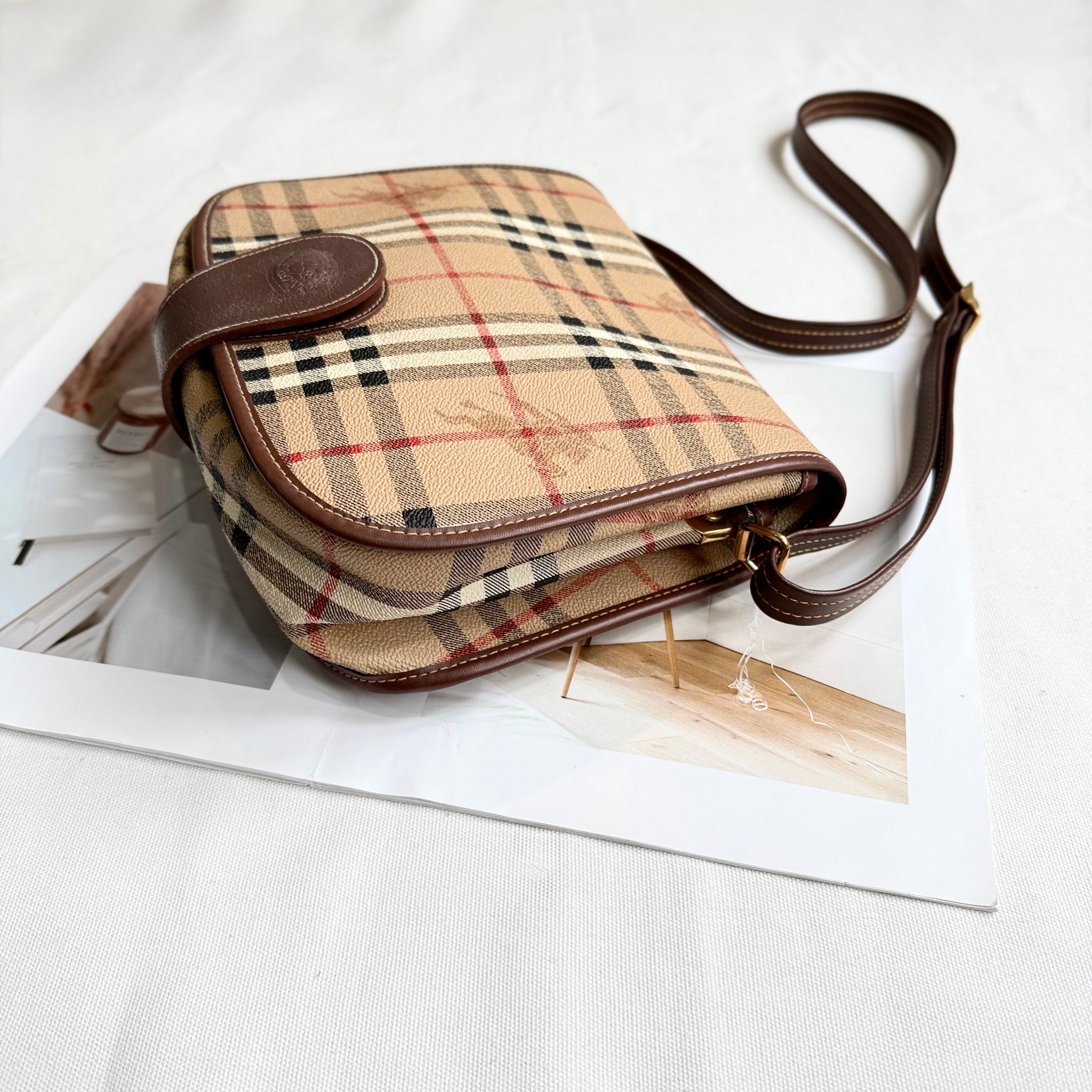 Burberry Nova Check Hayamarket Crossbody