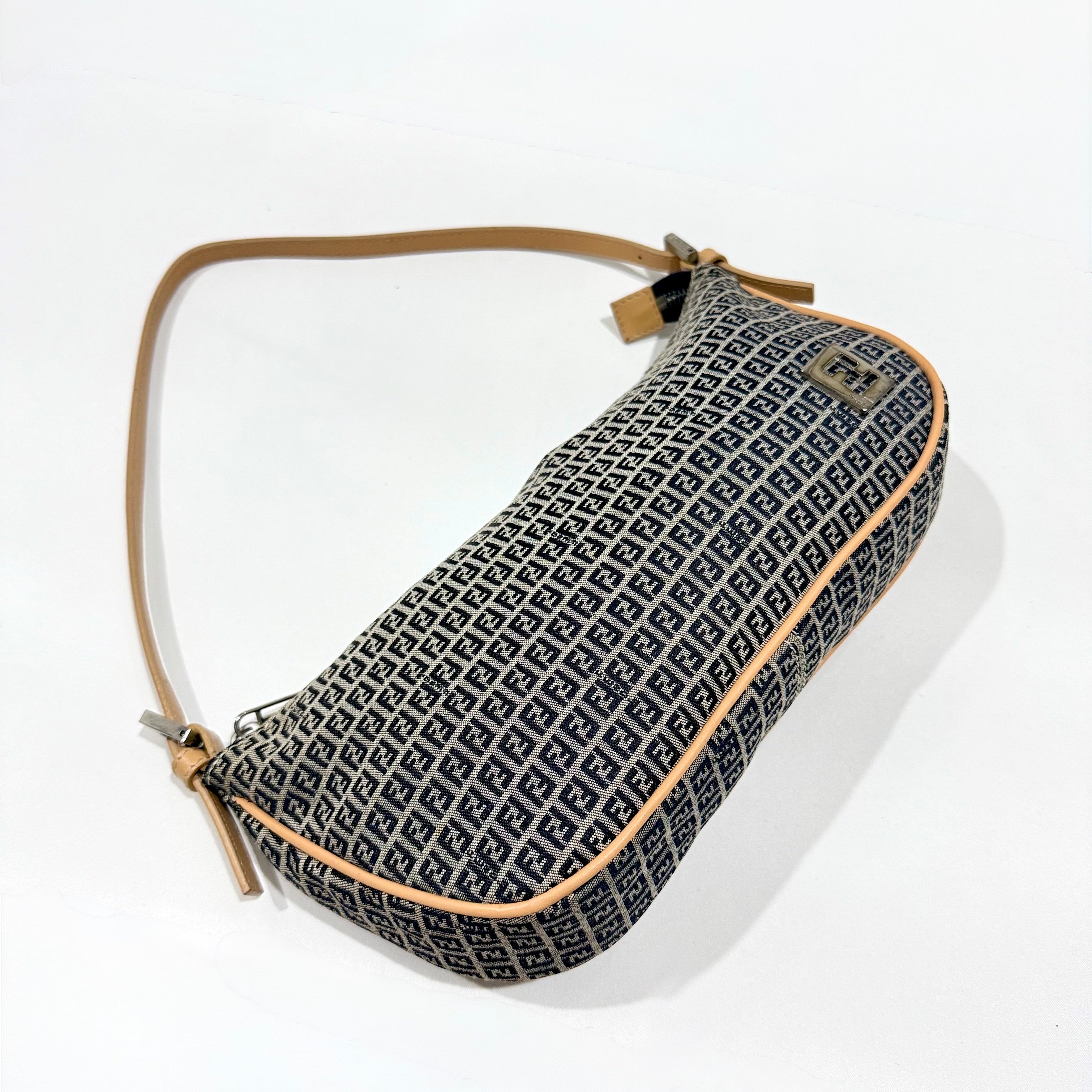 Fendi Zucchino FF Pochette Bag