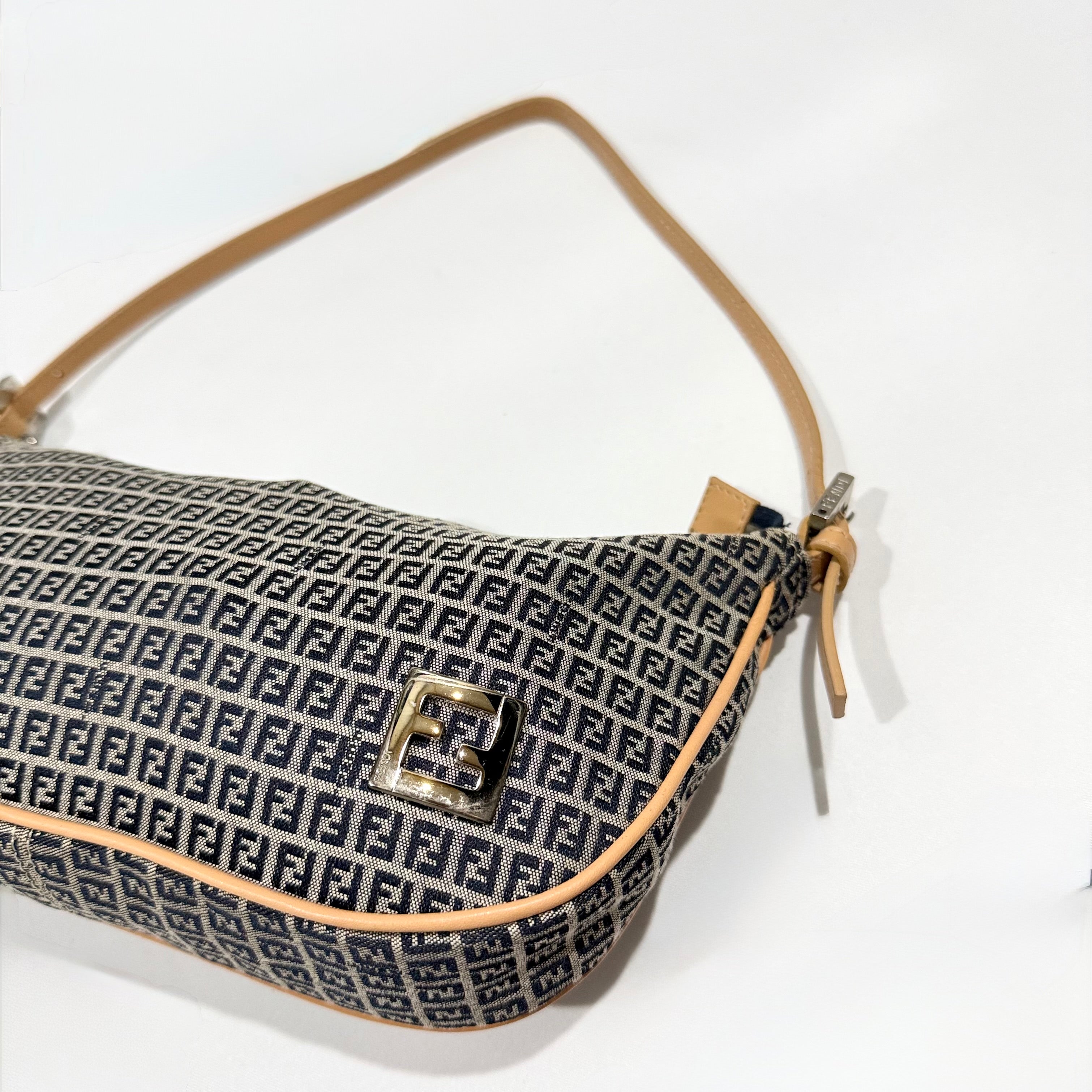 Fendi Zucchino FF Pochette Bag